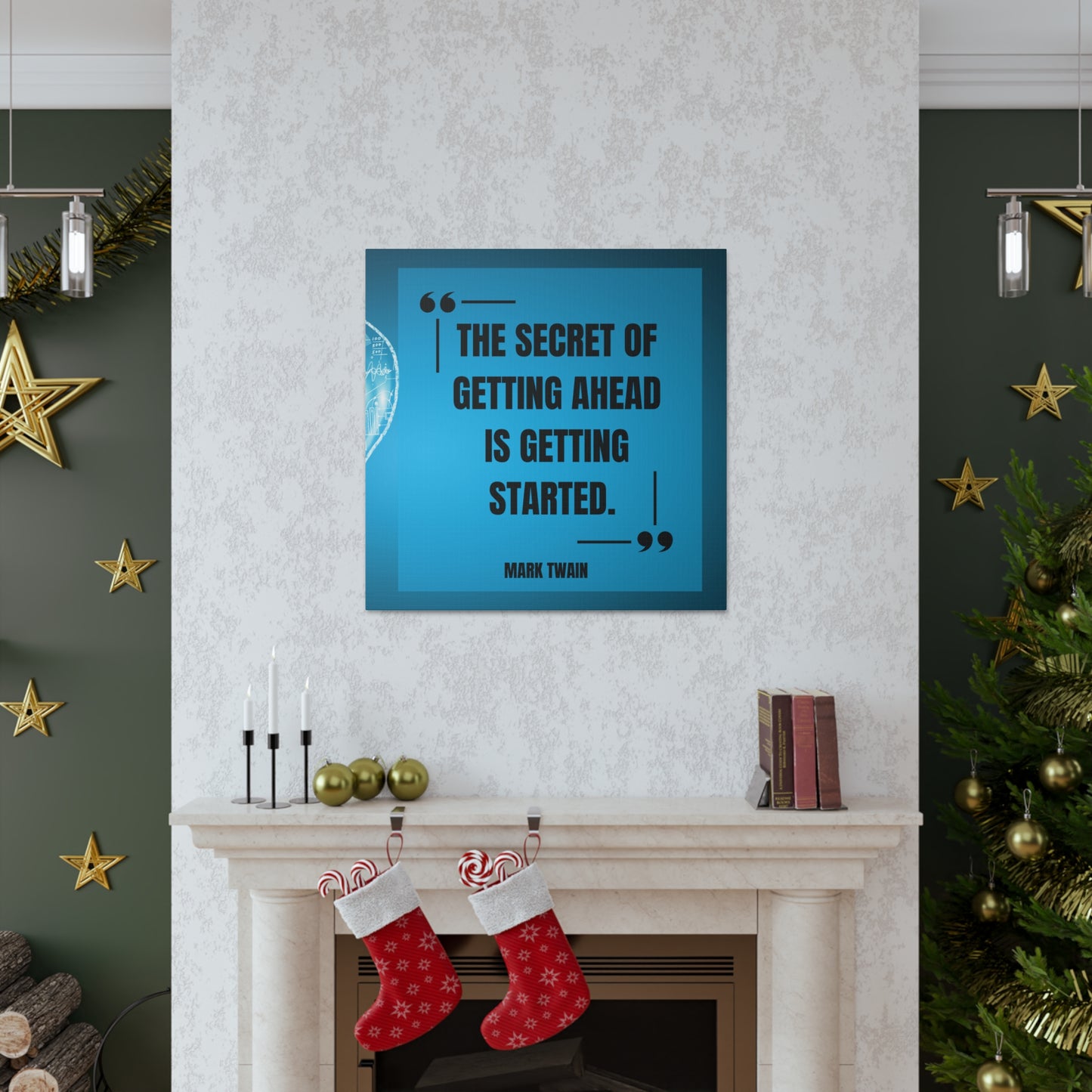 "The Secret To Getting Ahead" Wall Art - Weave Got Gifts - Unique Gifts You Won’t Find Anywhere Else!