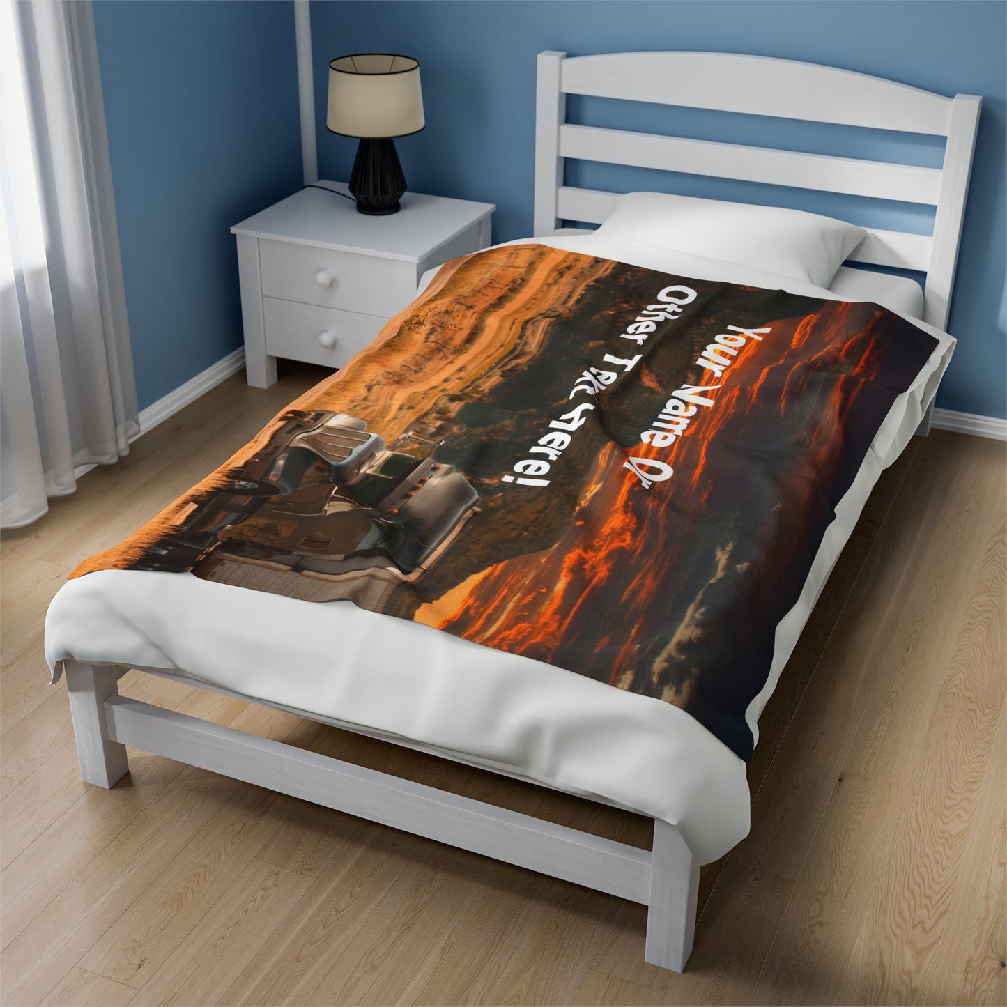 "Truck Driver" Custom Blanket - Weave Got Gifts - Unique Gifts You Won’t Find Anywhere Else!