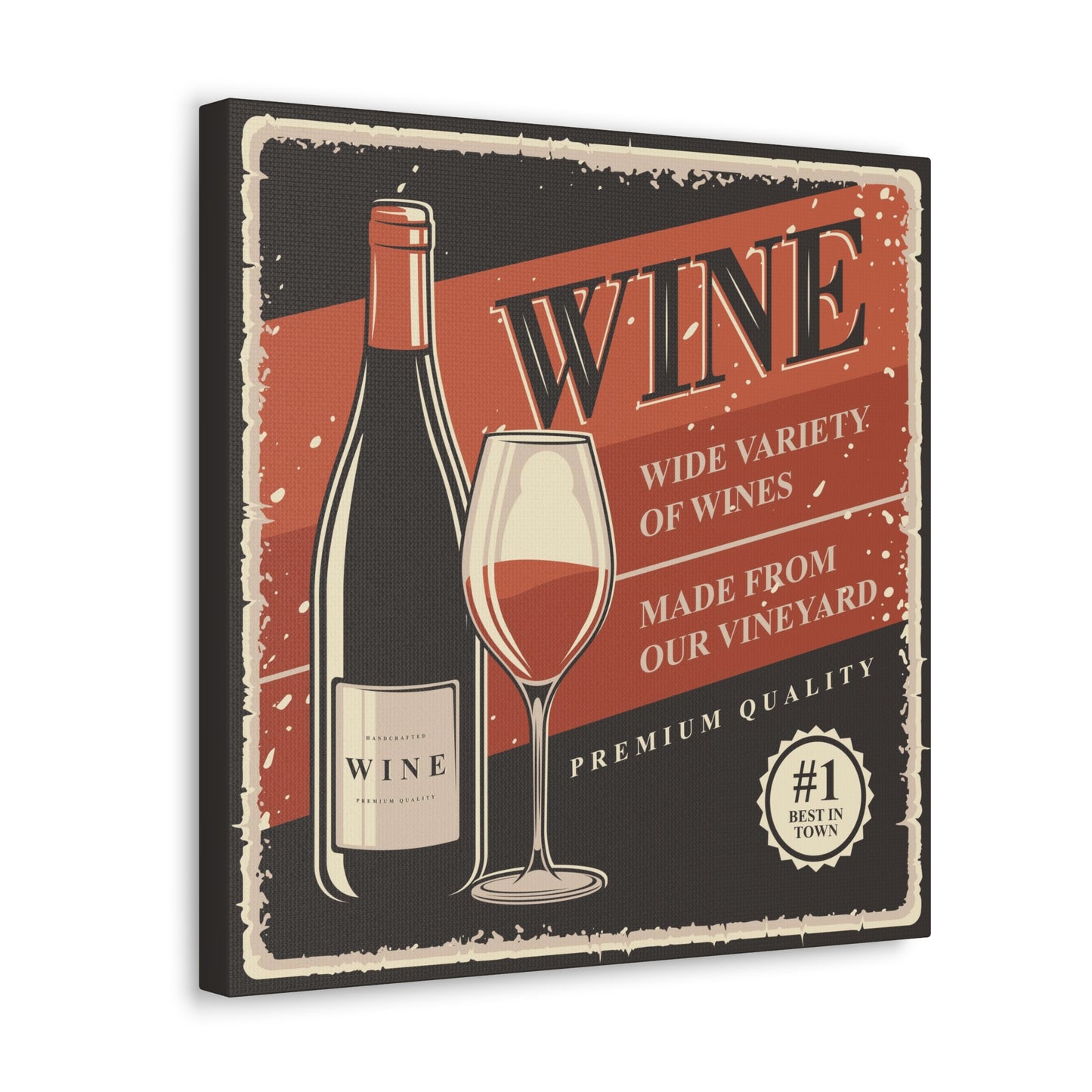 "Premium Quality Wine" Wall Art - Weave Got Gifts - Unique Gifts You Won’t Find Anywhere Else!