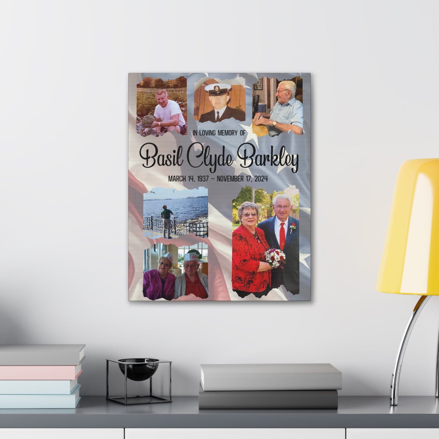 Custom Memorial Canvas