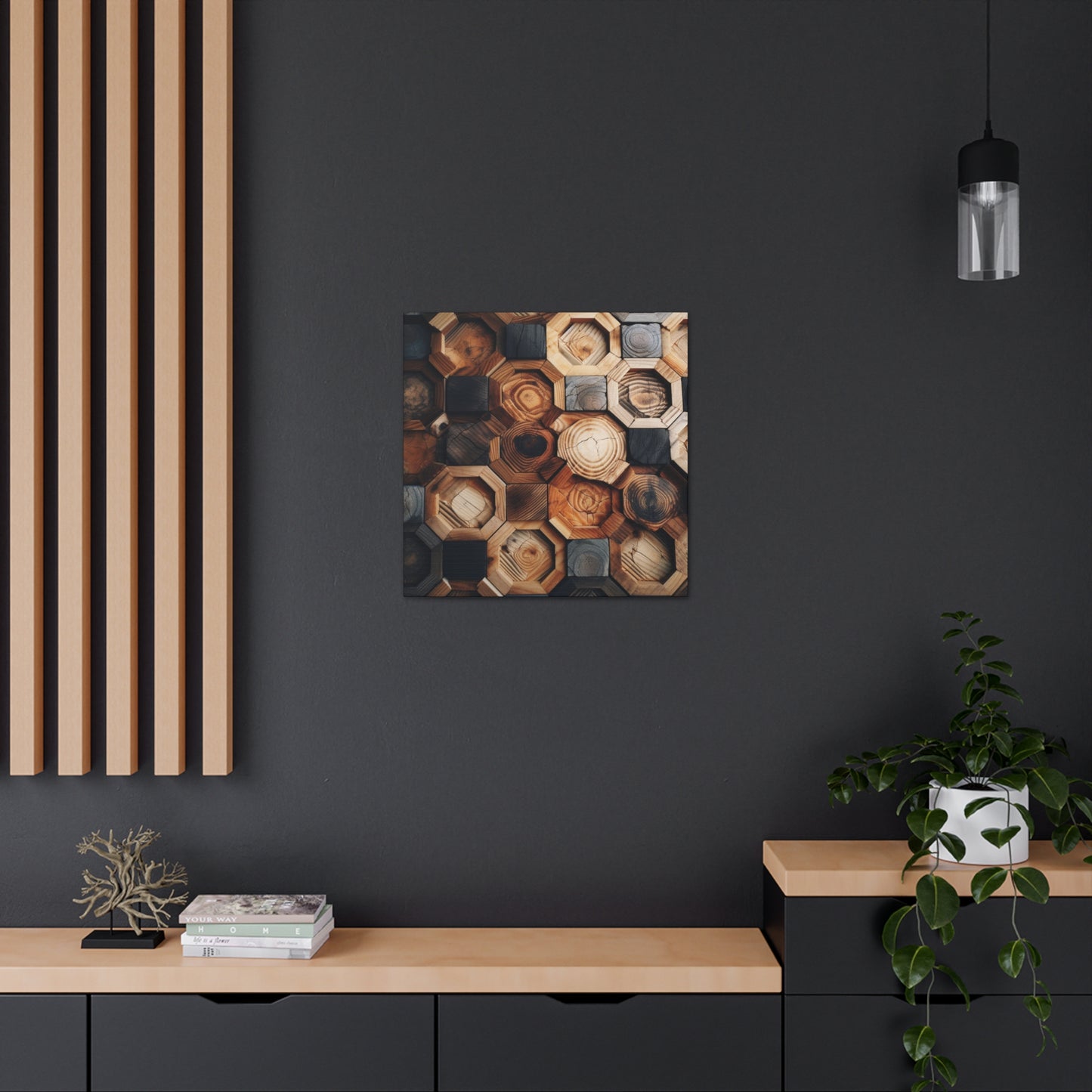 "Geometric Wood" Wall Art - Weave Got Gifts - Unique Gifts You Won’t Find Anywhere Else!