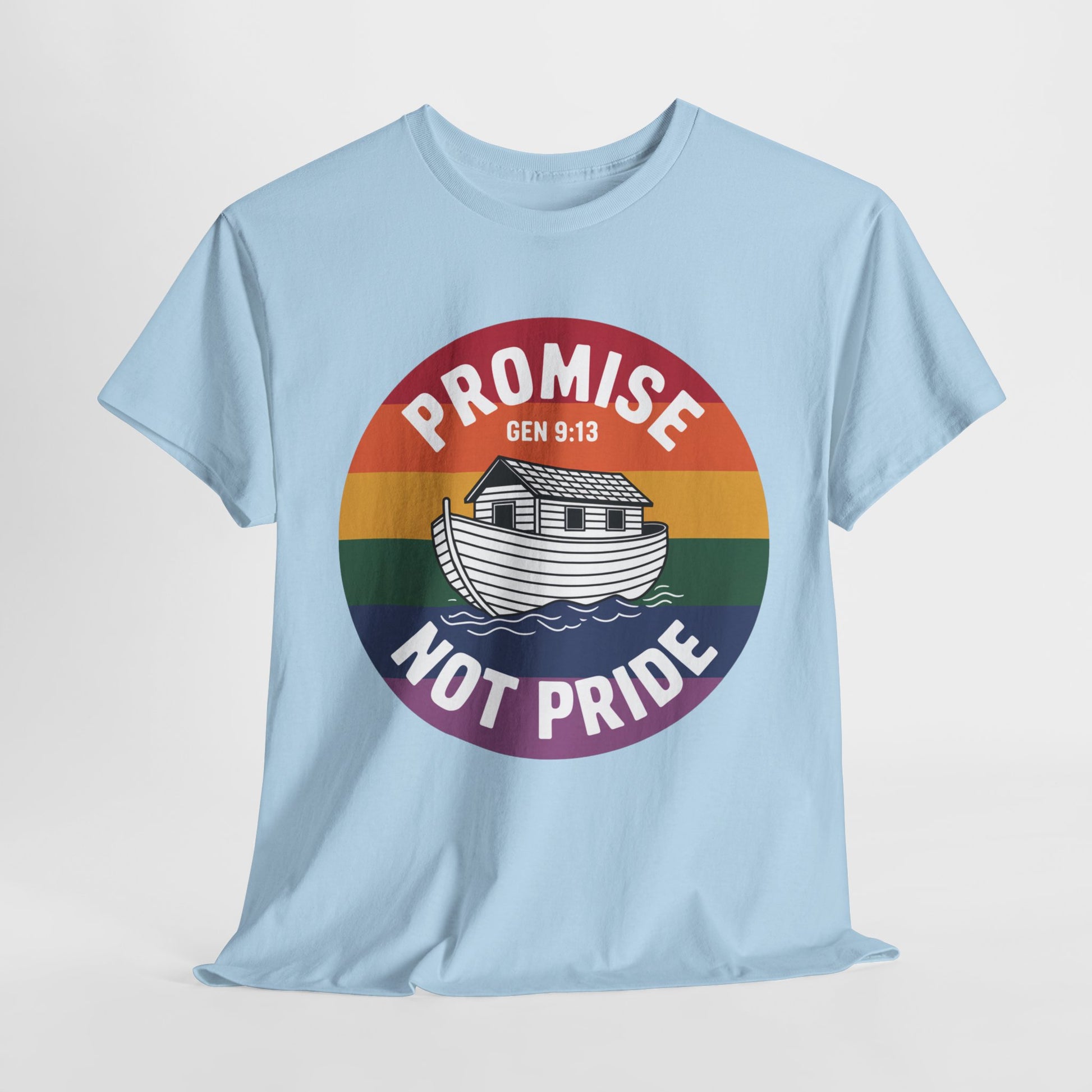faith-based rainbow shirt for men
