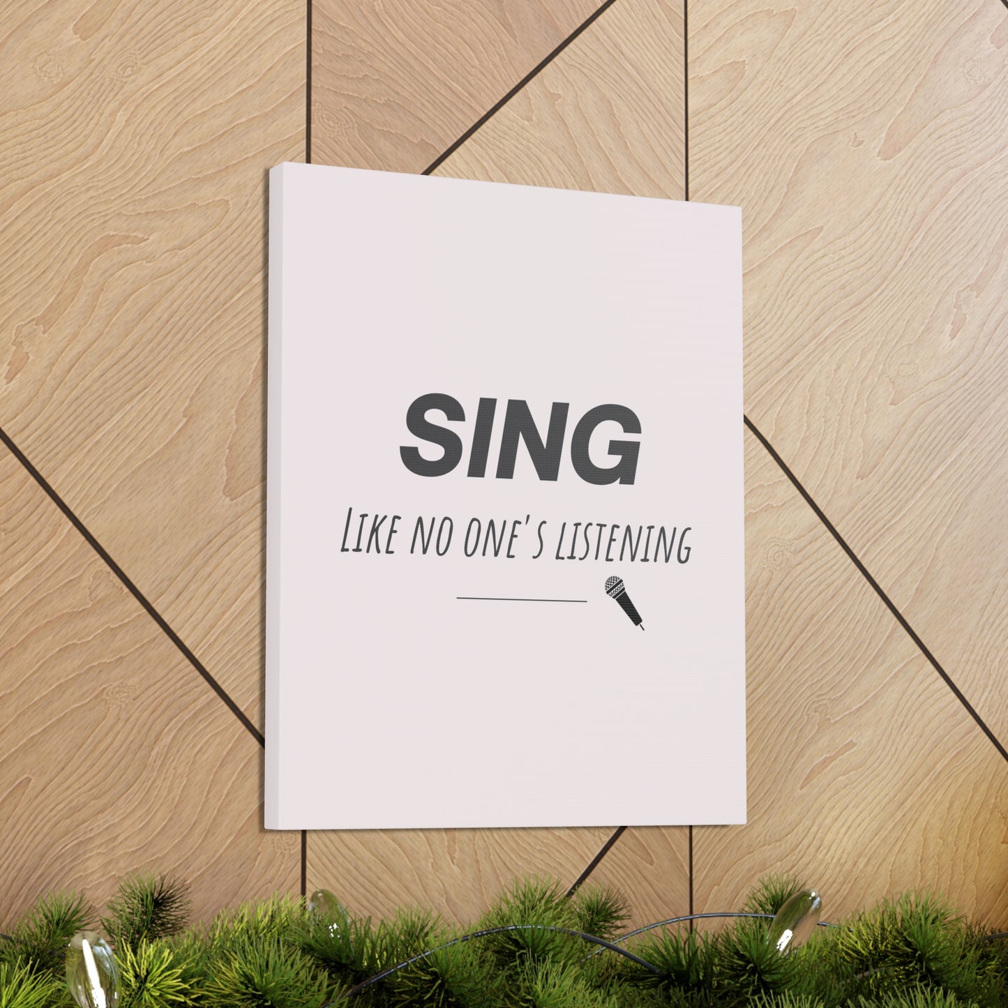 "Sing Like No One's Listening" Wall Art - Weave Got Gifts - Unique Gifts You Won’t Find Anywhere Else!