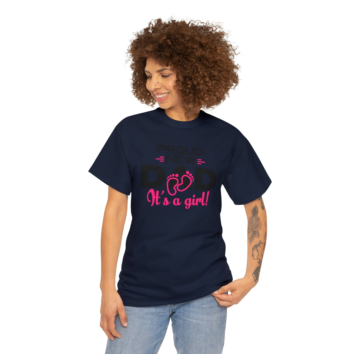 "Proud New Girl Dad" T-Shirt - Weave Got Gifts - Unique Gifts You Won’t Find Anywhere Else!