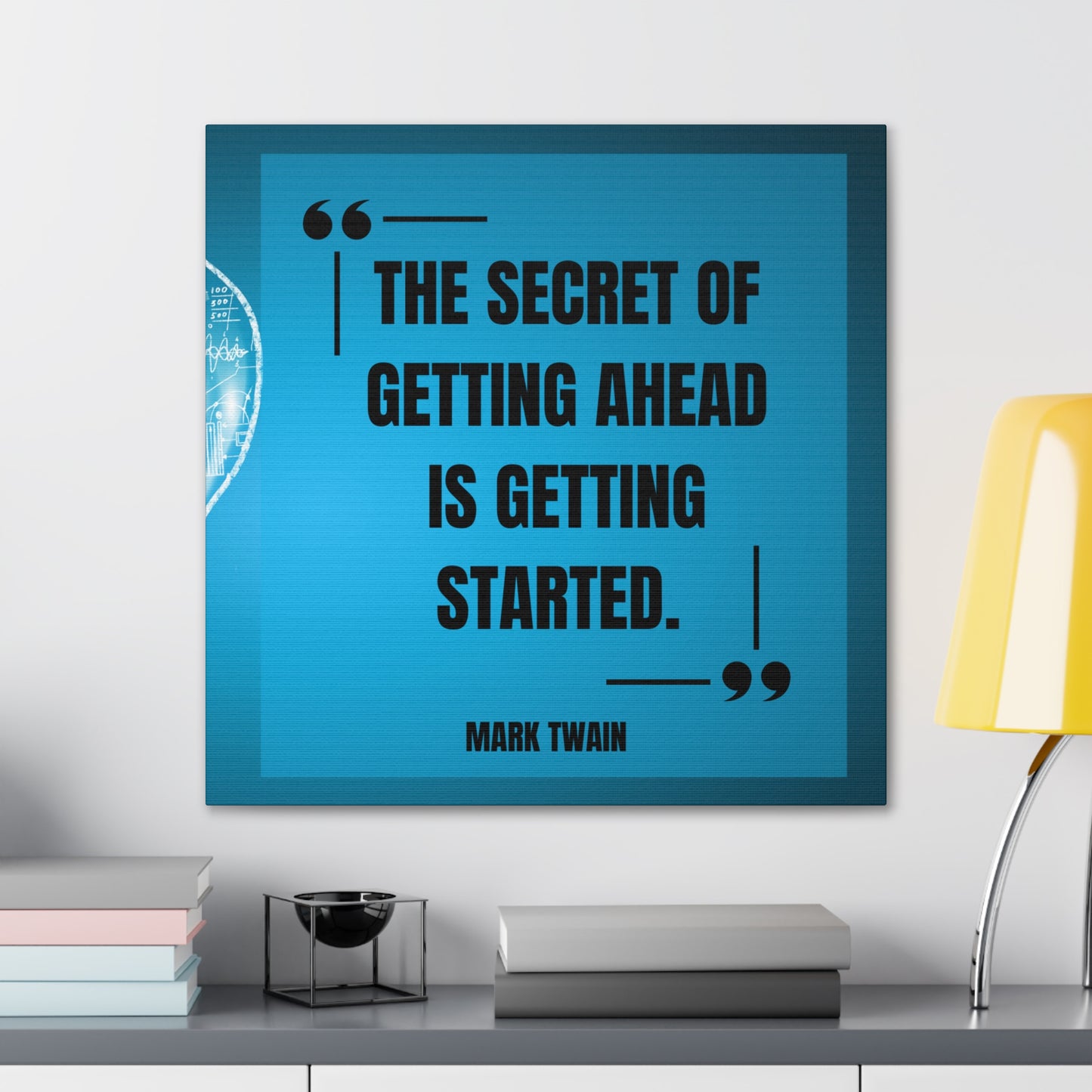 "The Secret To Getting Ahead" Wall Art - Weave Got Gifts - Unique Gifts You Won’t Find Anywhere Else!