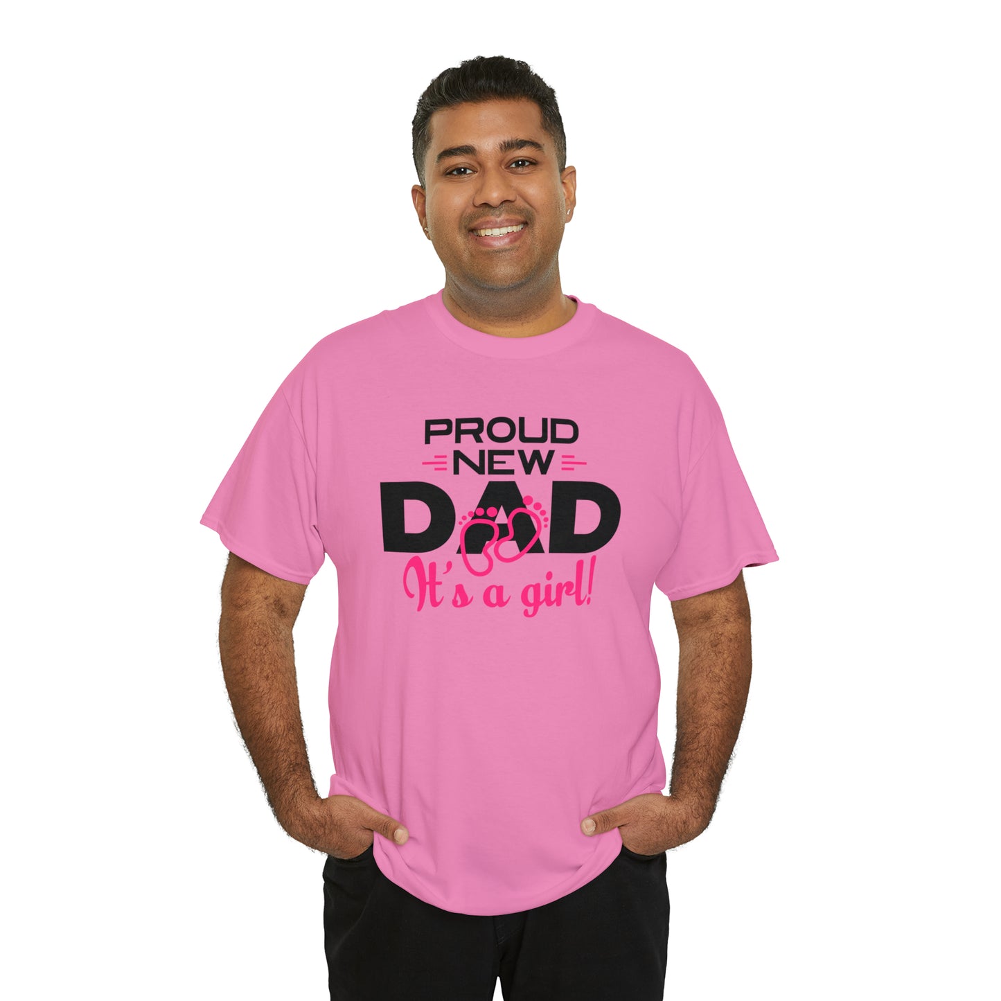 "Proud New Girl Dad" T-Shirt - Weave Got Gifts - Unique Gifts You Won’t Find Anywhere Else!