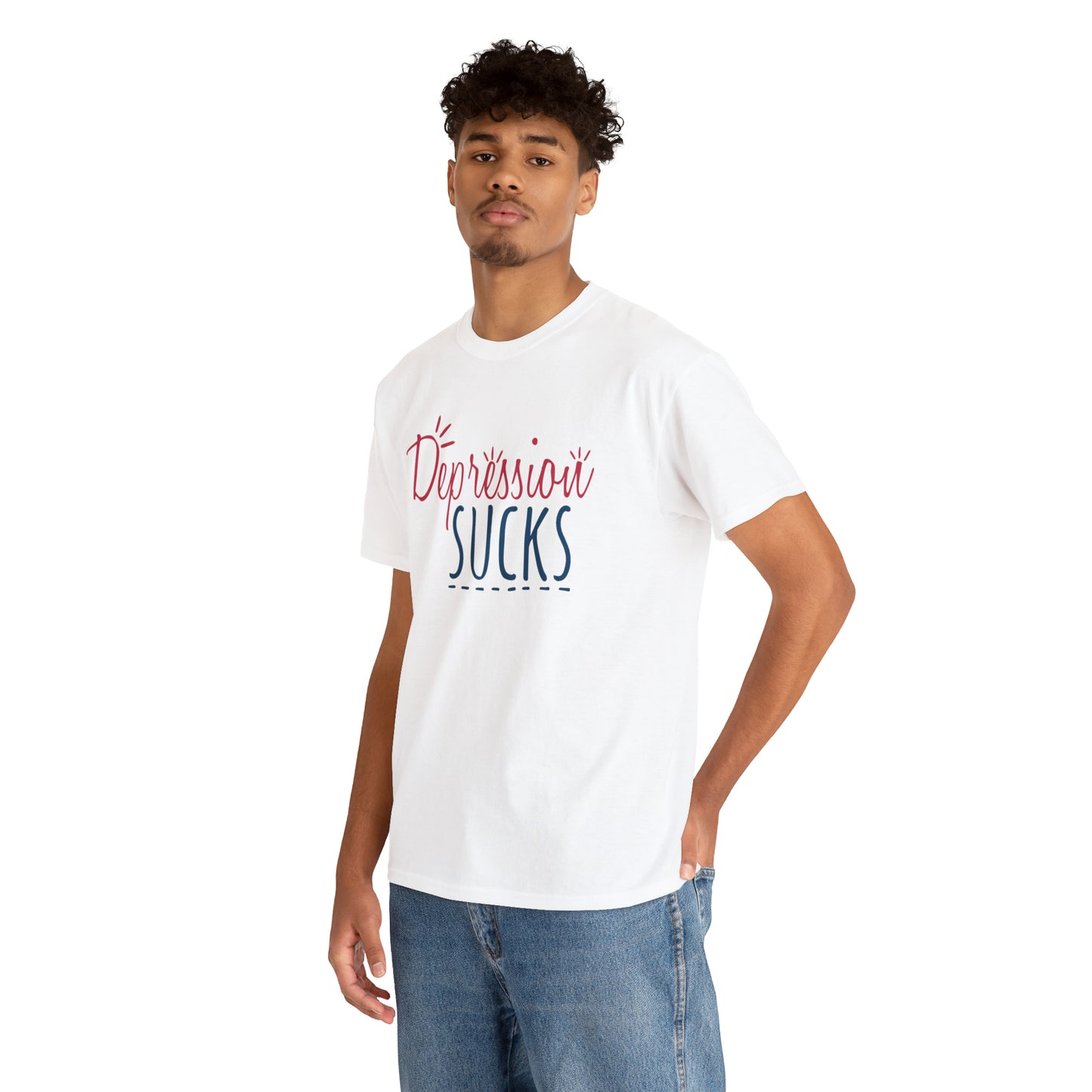 "Depression Sucks" T-Shirt - Weave Got Gifts - Unique Gifts You Won’t Find Anywhere Else!