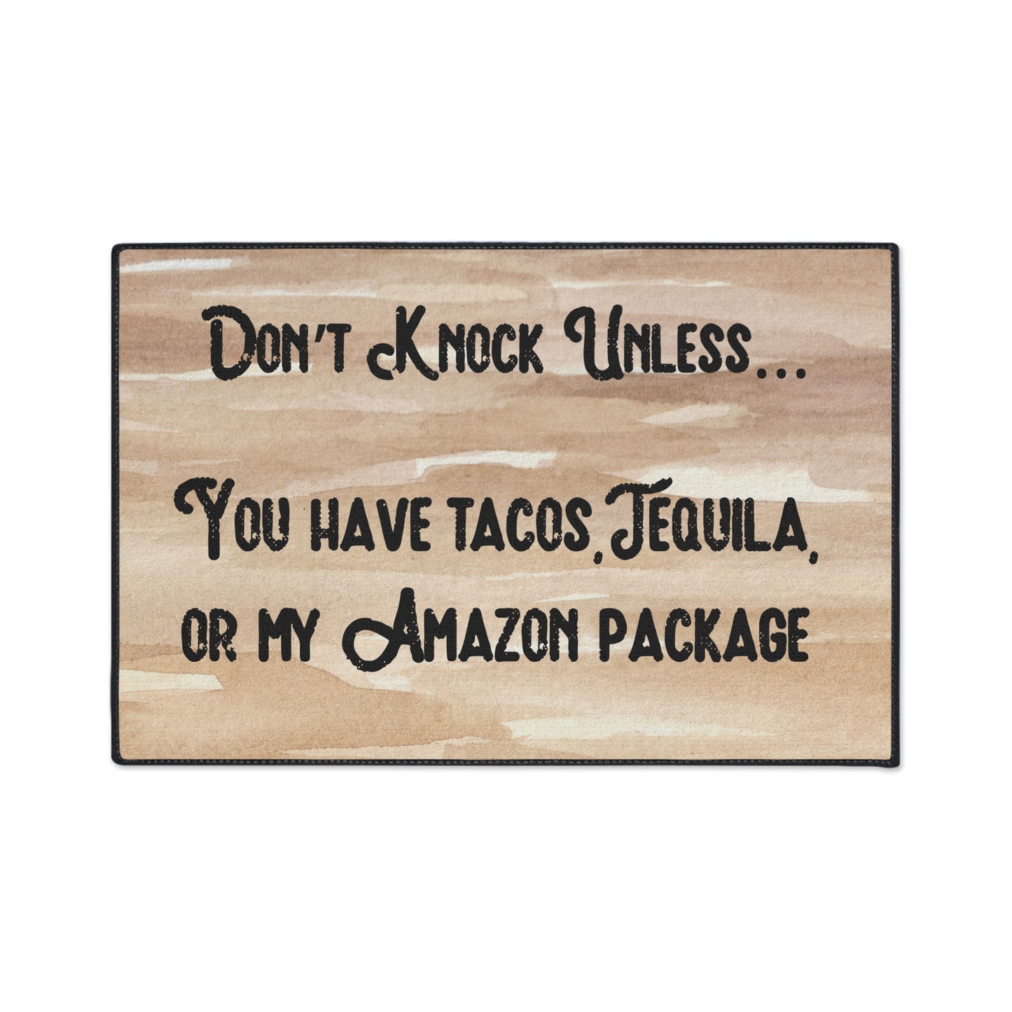 "Don't Knock Unless...." Door Mat - Weave Got Gifts - Unique Gifts You Won’t Find Anywhere Else!