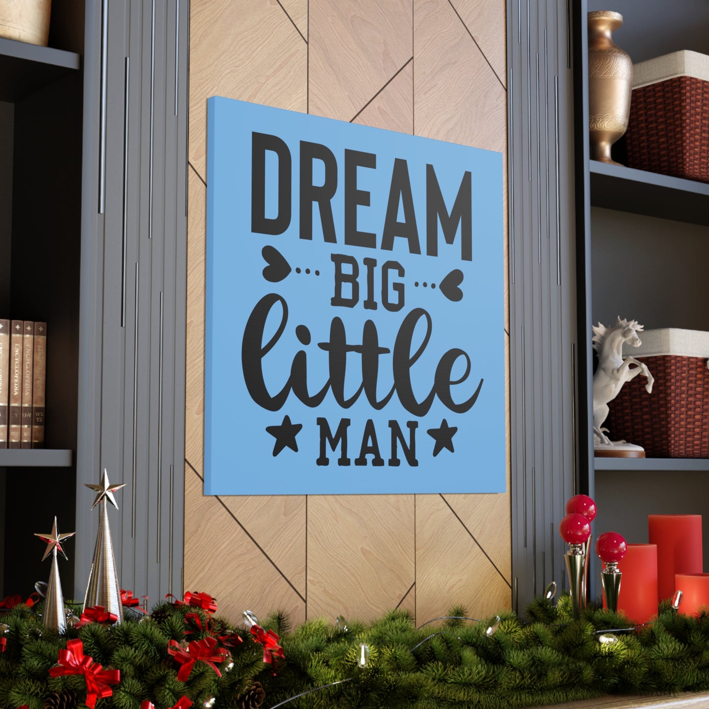 "Dream Big Little Man" Wall Art - Weave Got Gifts - Unique Gifts You Won’t Find Anywhere Else!