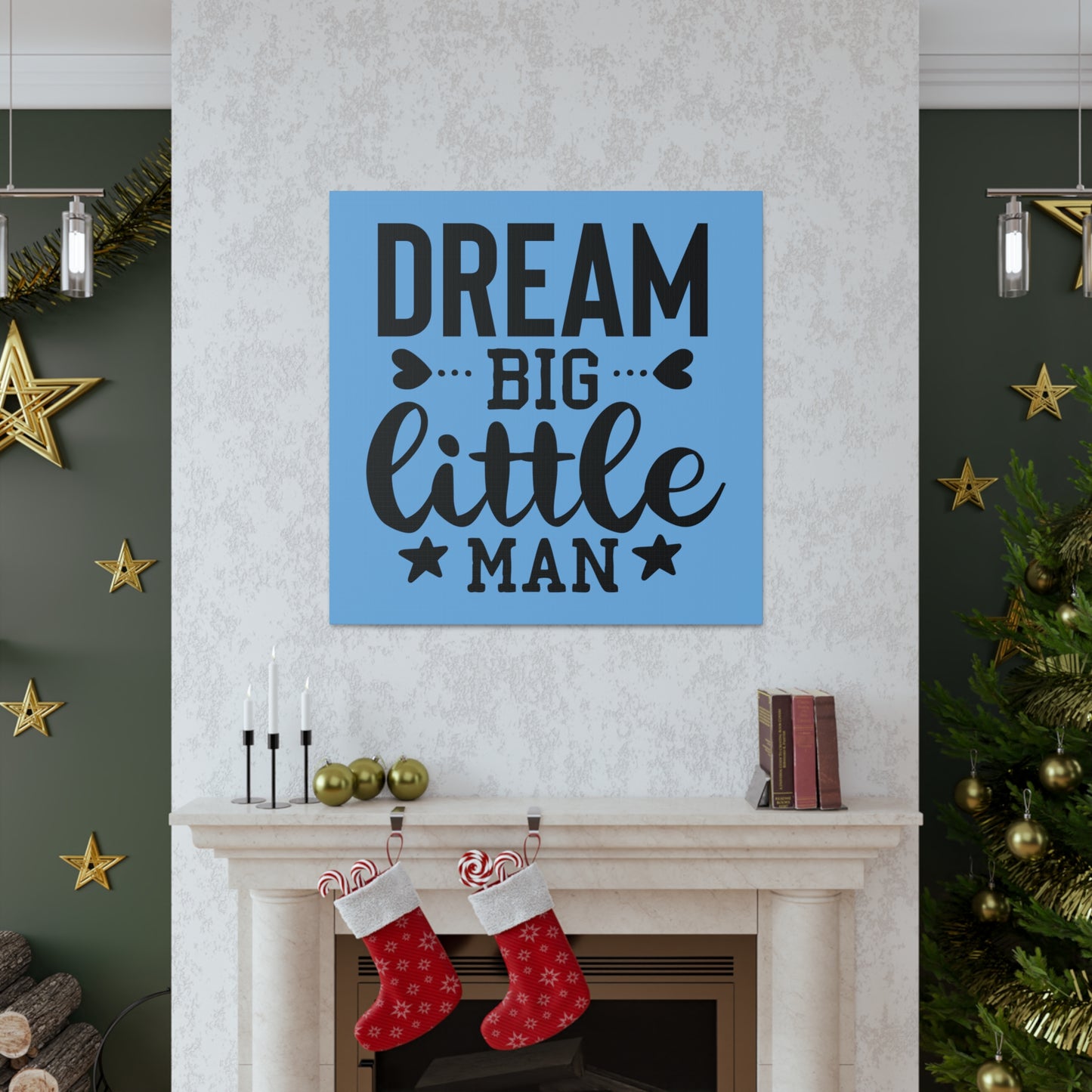 "Dream Big Little Man" Wall Art - Weave Got Gifts - Unique Gifts You Won’t Find Anywhere Else!