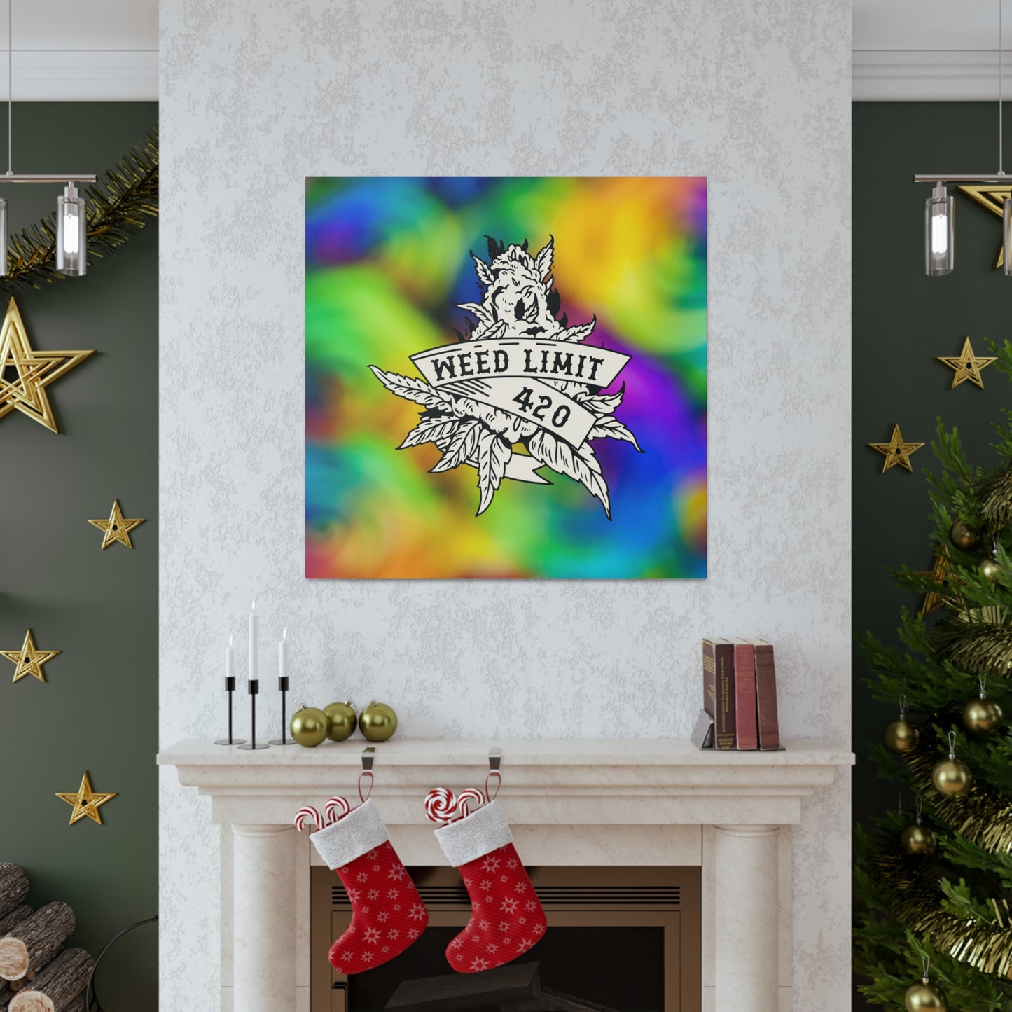 "Trippy Weed Limit 420" Wall Art - Weave Got Gifts - Unique Gifts You Won’t Find Anywhere Else!