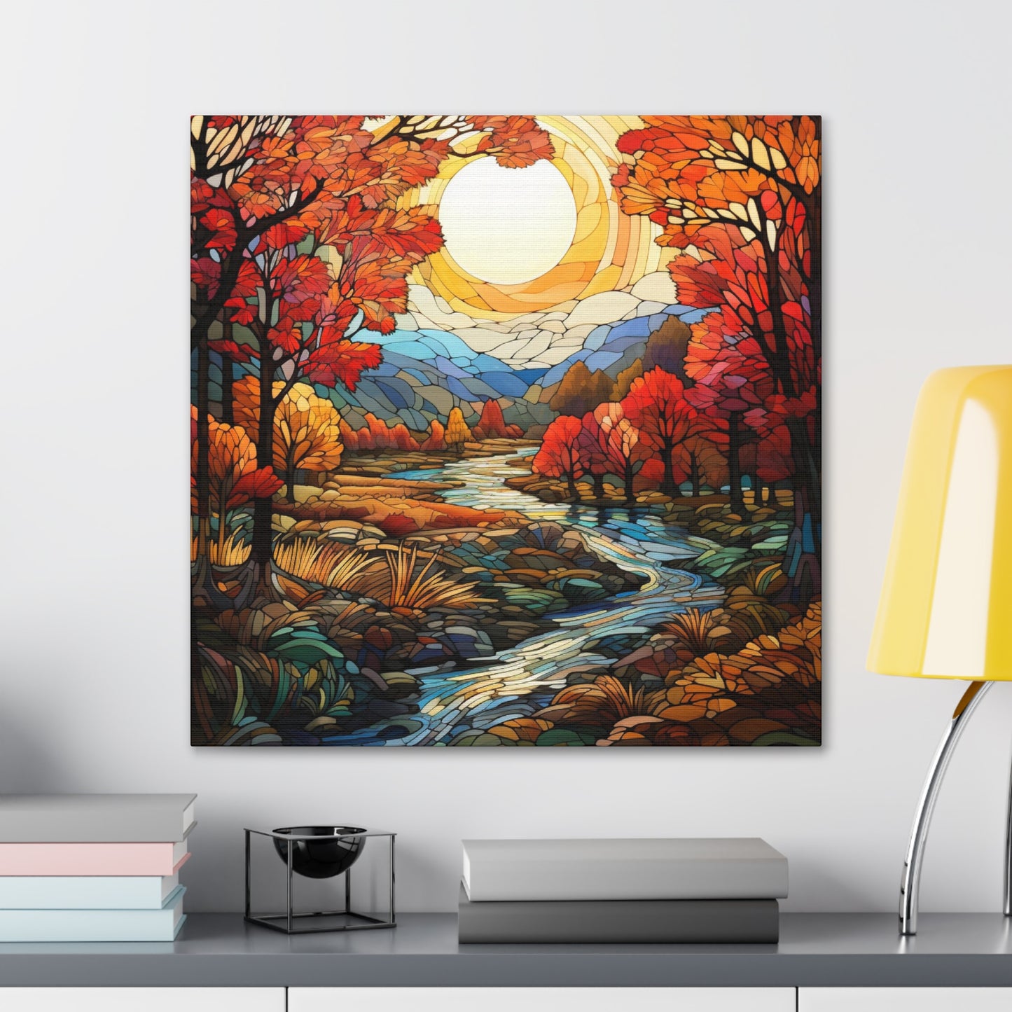 "Riverside Serenity" Wall Art - Weave Got Gifts - Unique Gifts You Won’t Find Anywhere Else!