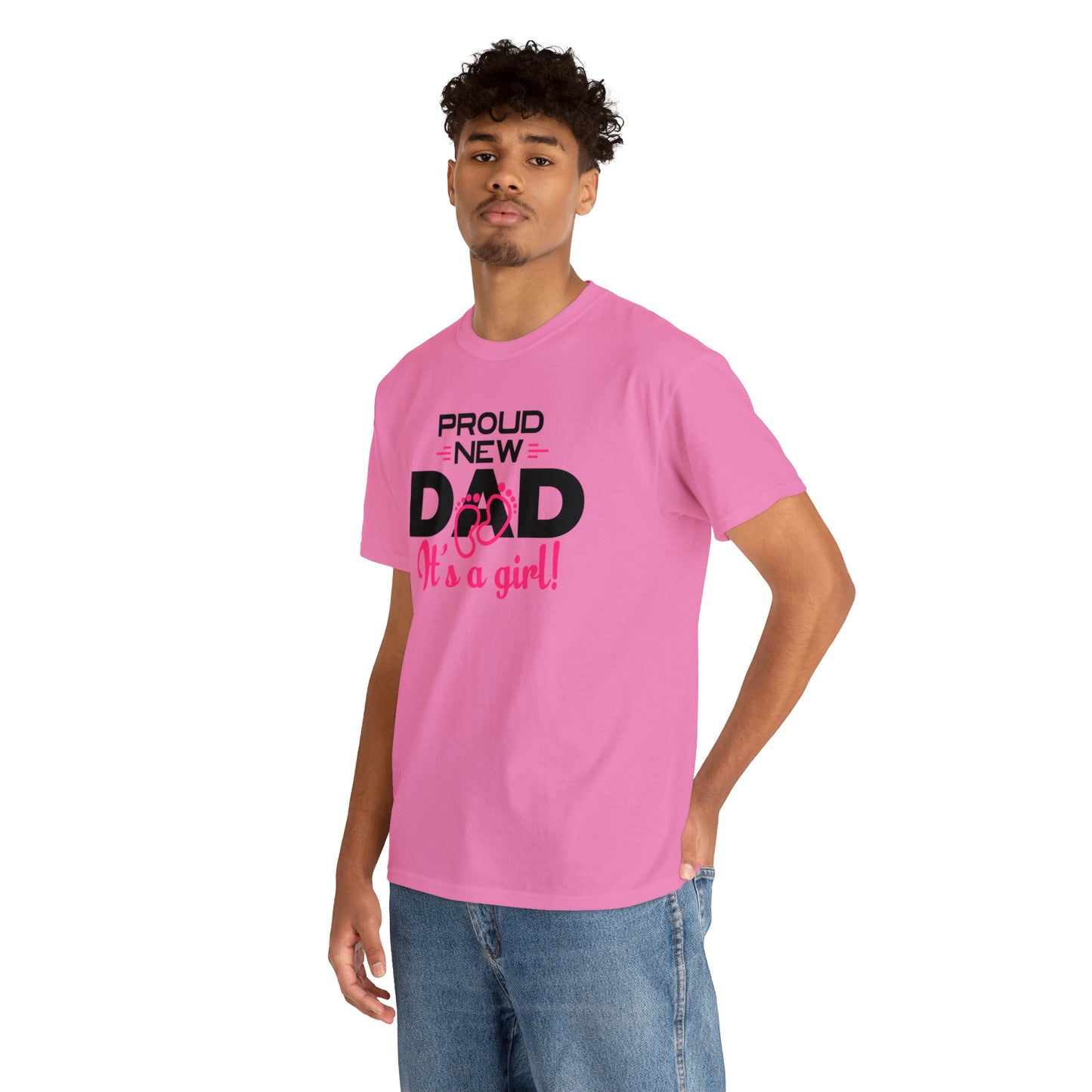 "Proud New Girl Dad" T-Shirt - Weave Got Gifts - Unique Gifts You Won’t Find Anywhere Else!