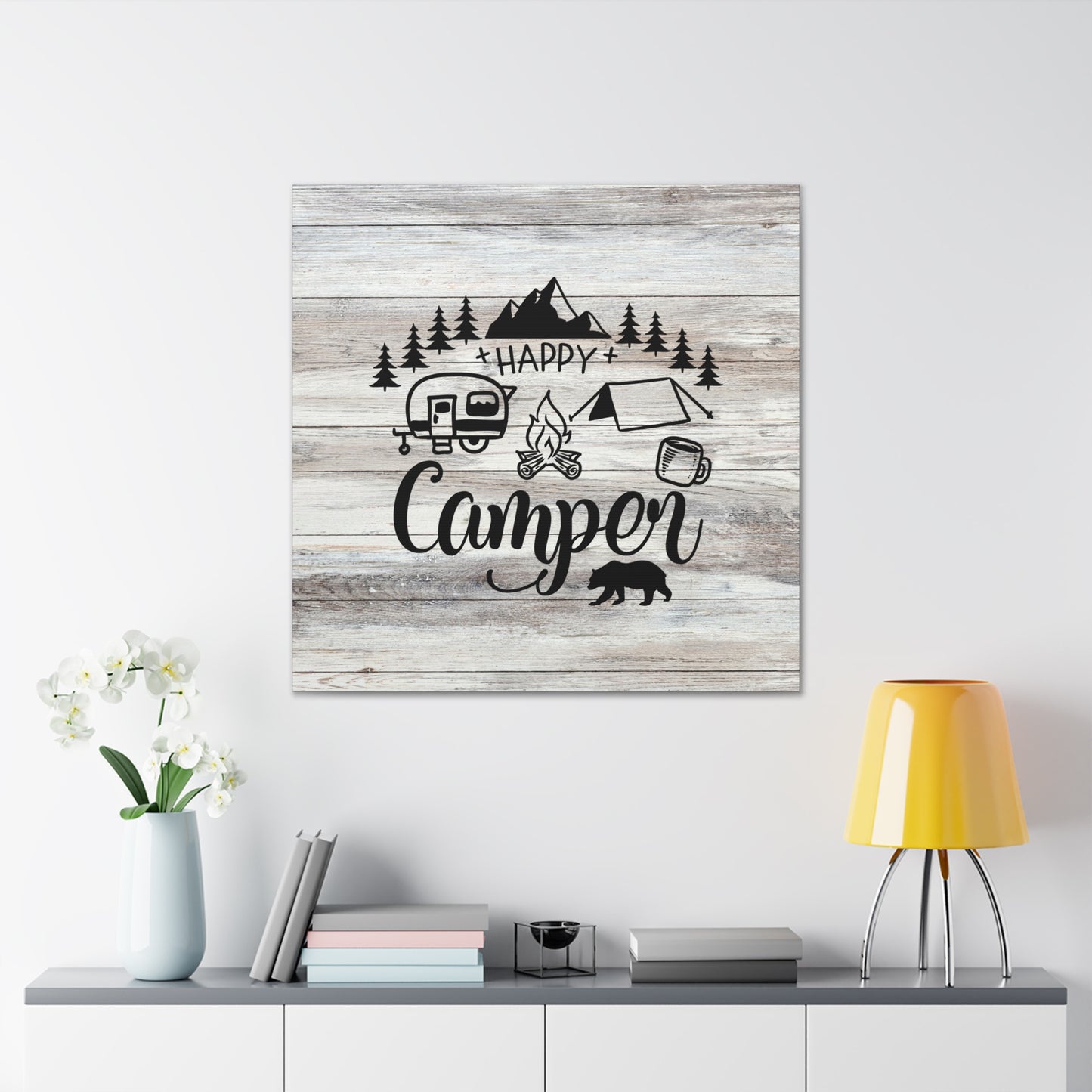 "Happy Camper" Wall Art - Weave Got Gifts - Unique Gifts You Won’t Find Anywhere Else!
