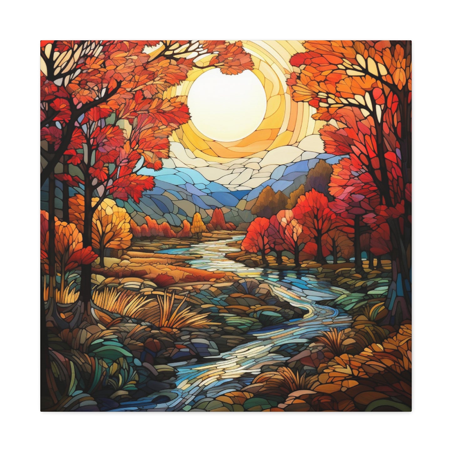 "Riverside Serenity" Wall Art - Weave Got Gifts - Unique Gifts You Won’t Find Anywhere Else!