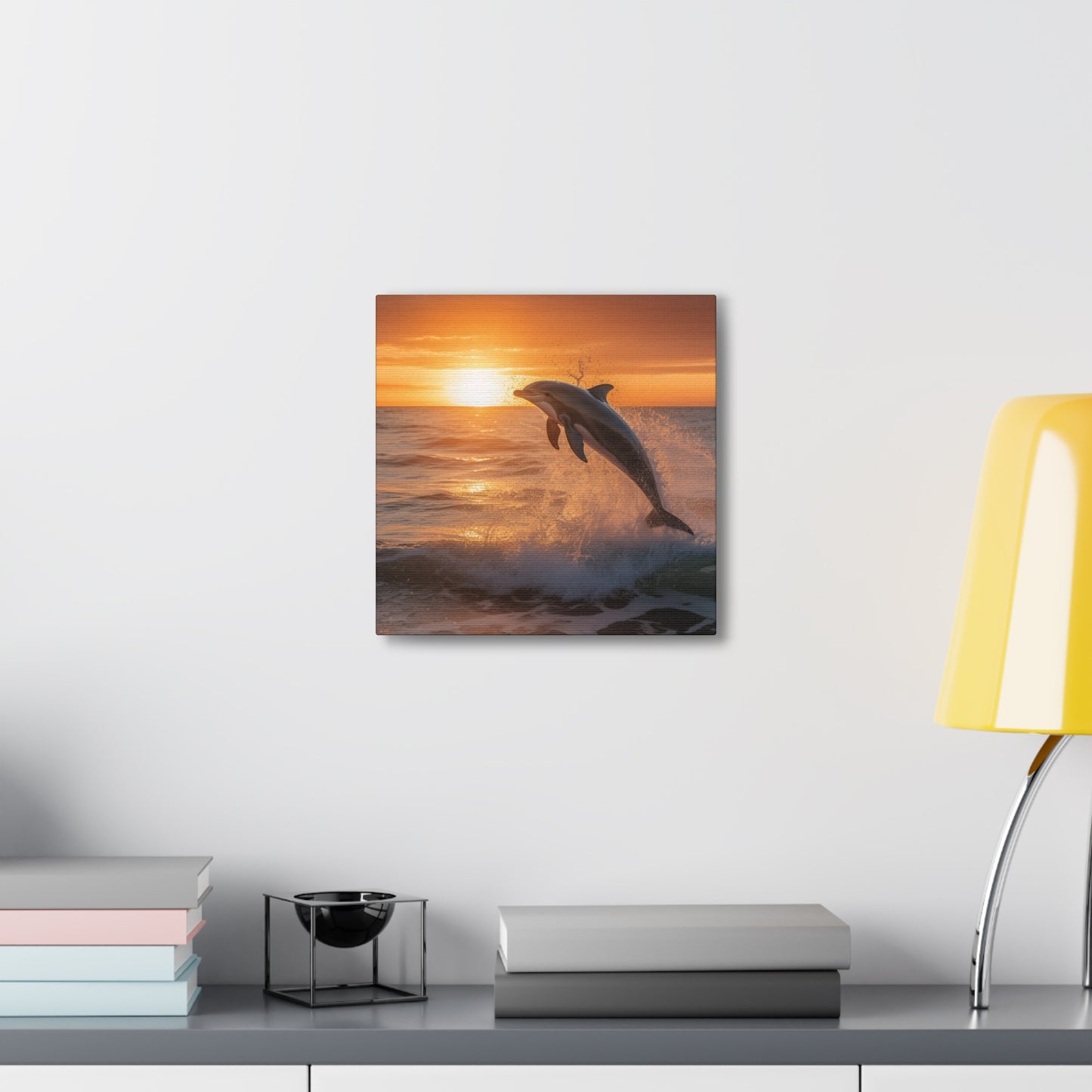 "Dolphin Sunset" Wall Art - Weave Got Gifts - Unique Gifts You Won’t Find Anywhere Else!