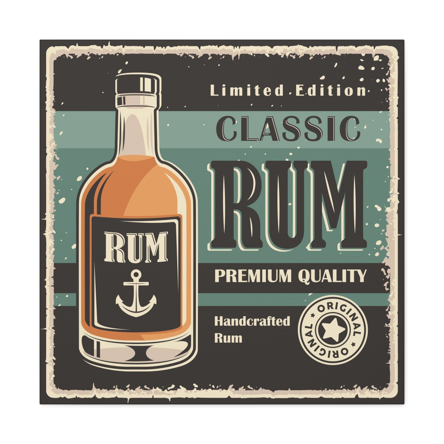 "Classic Rum" Wall Art - Weave Got Gifts - Unique Gifts You Won’t Find Anywhere Else!