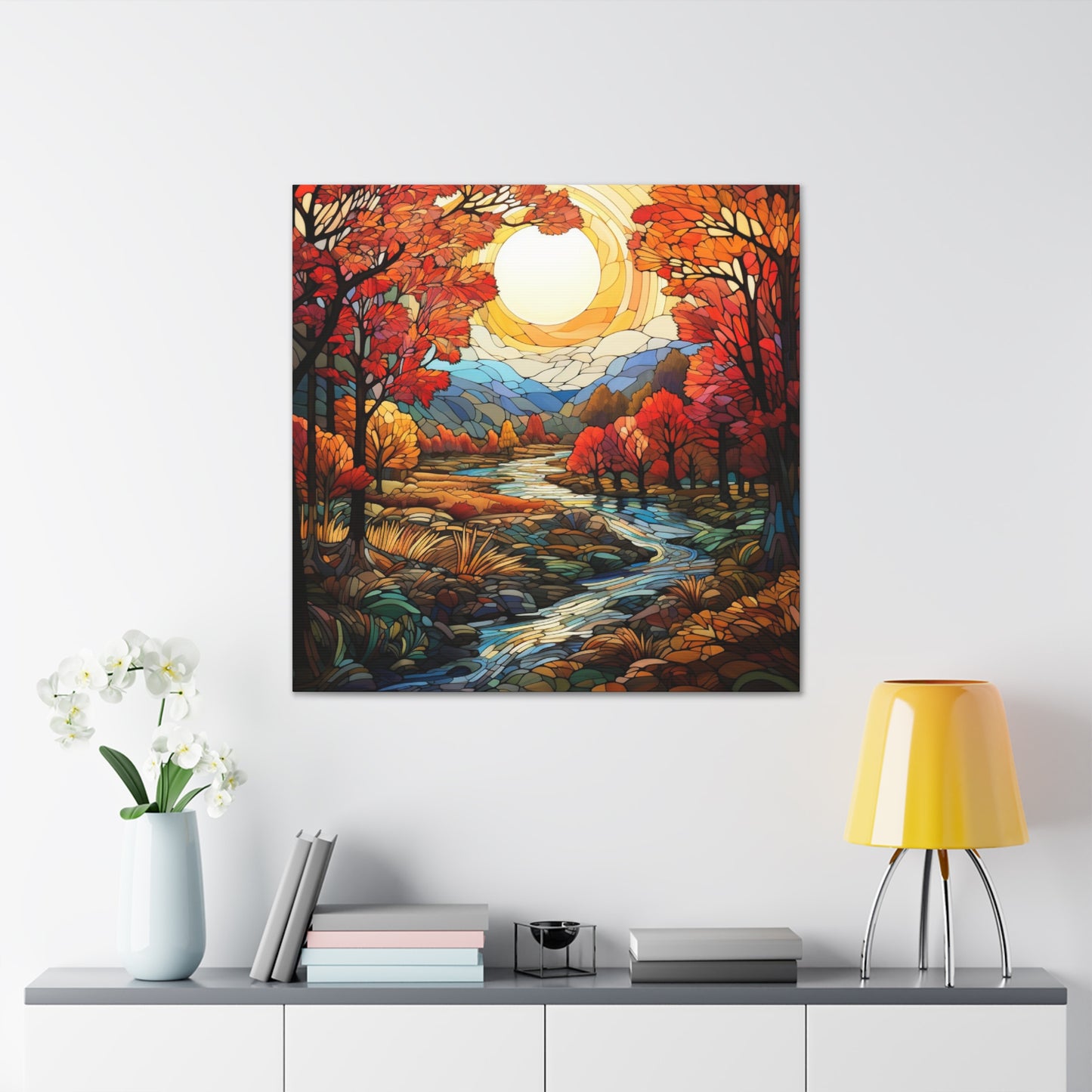 "Riverside Serenity" Wall Art - Weave Got Gifts - Unique Gifts You Won’t Find Anywhere Else!