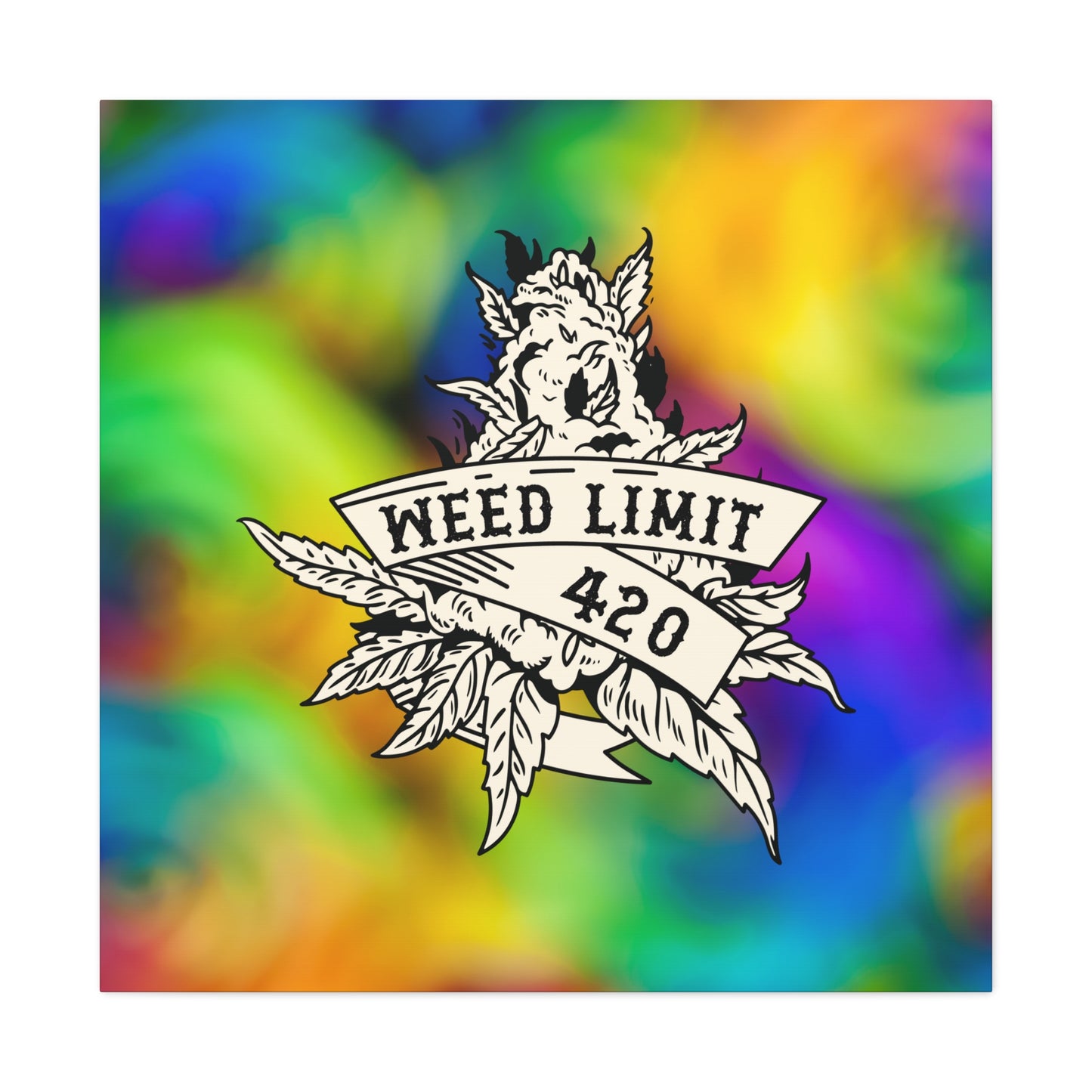 "Trippy Weed Limit 420" Wall Art - Weave Got Gifts - Unique Gifts You Won’t Find Anywhere Else!