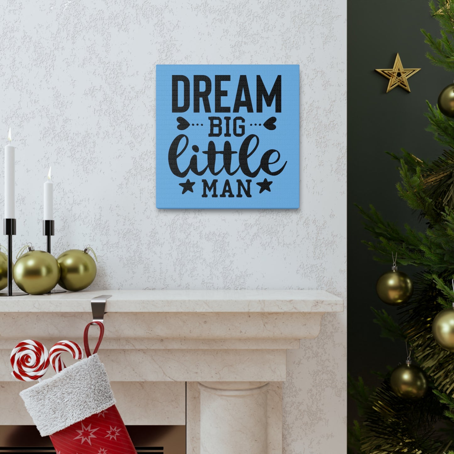 "Dream Big Little Man" Wall Art - Weave Got Gifts - Unique Gifts You Won’t Find Anywhere Else!