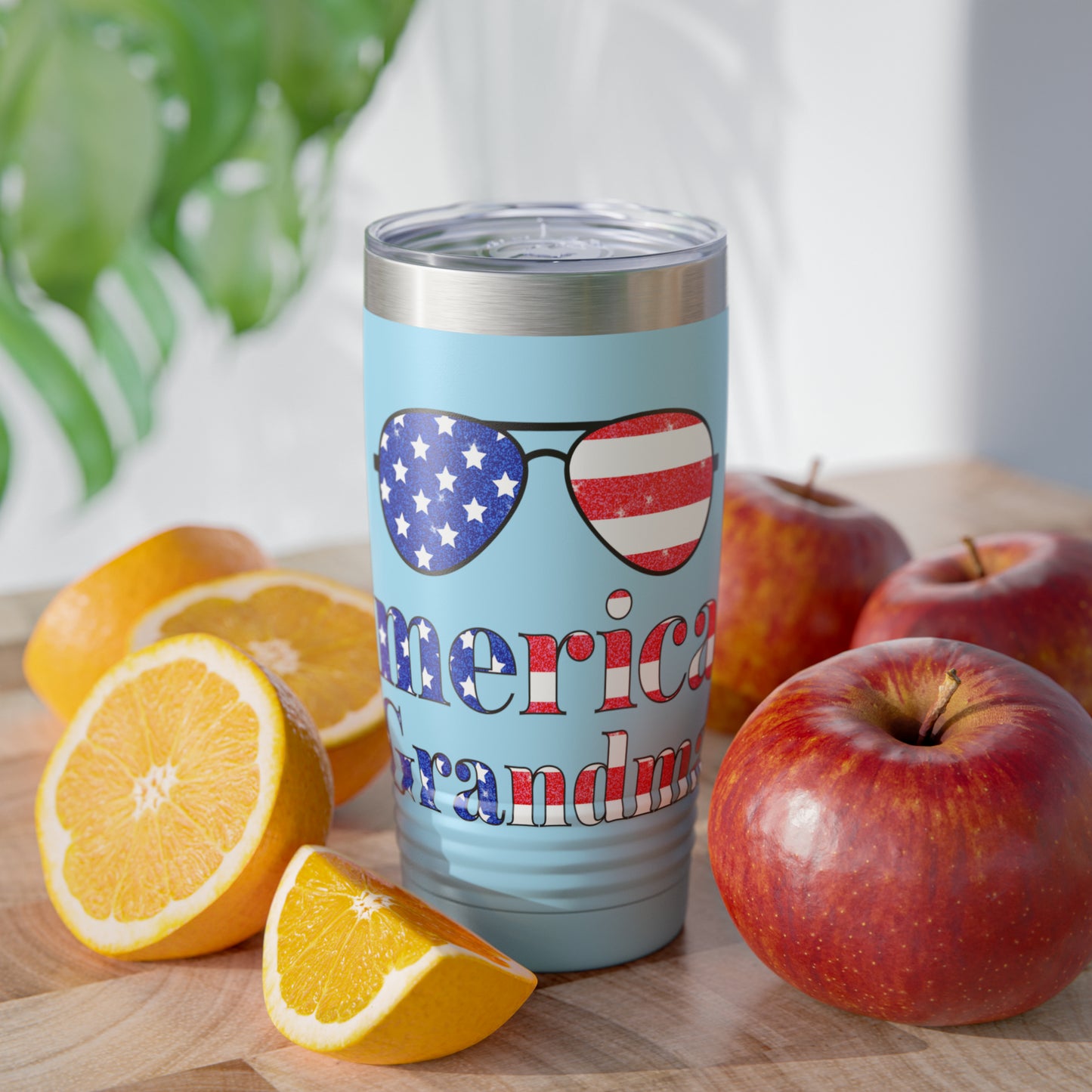 "American Grandma" Ring neck Tumbler - Weave Got Gifts - Unique Gifts You Won’t Find Anywhere Else!