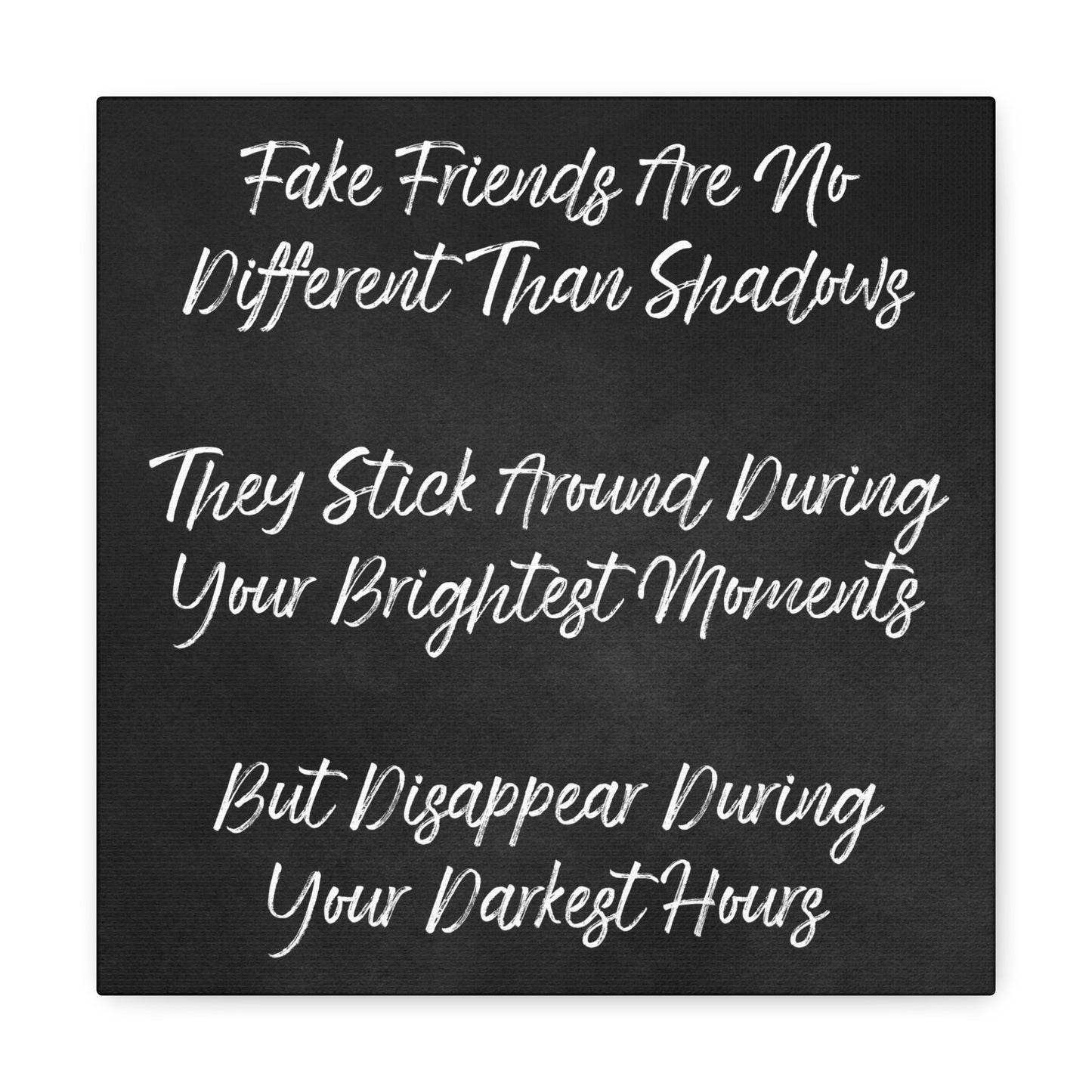 "Fake Friends" Wall Art - Weave Got Gifts - Unique Gifts You Won’t Find Anywhere Else!