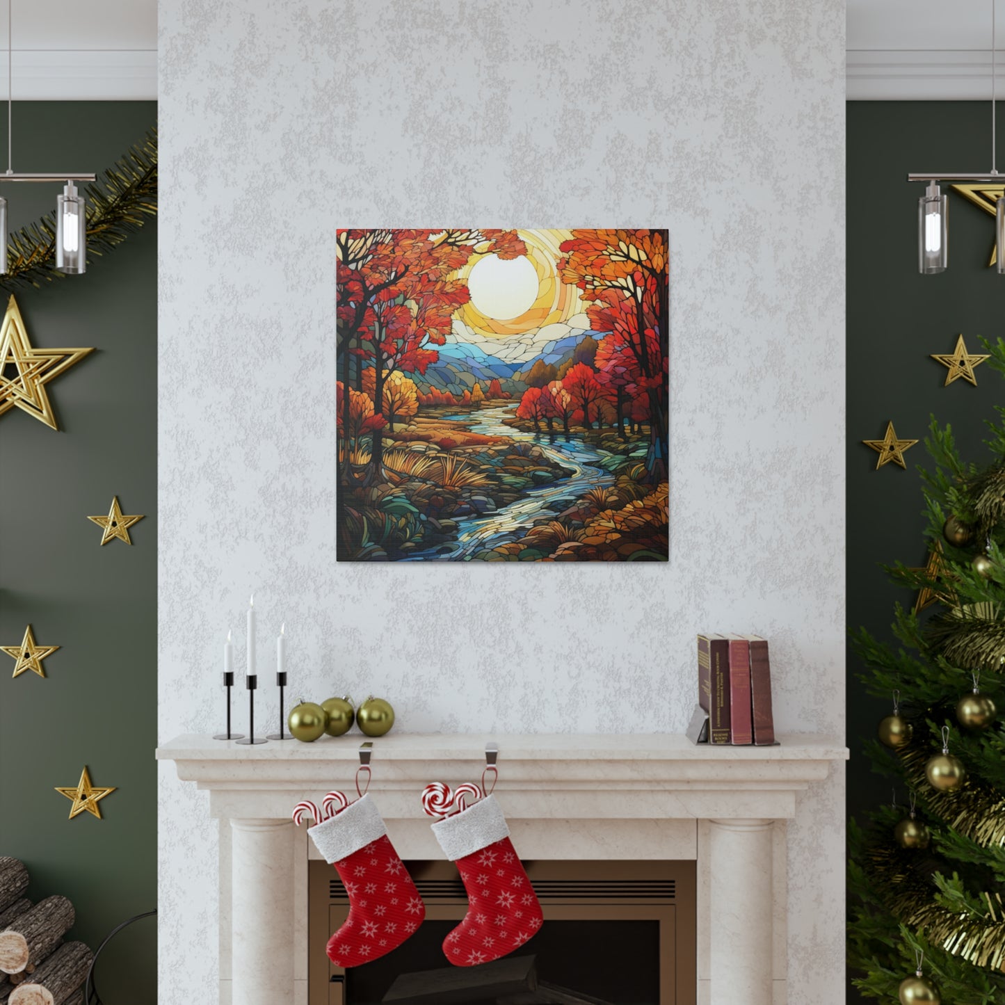 "Riverside Serenity" Wall Art - Weave Got Gifts - Unique Gifts You Won’t Find Anywhere Else!