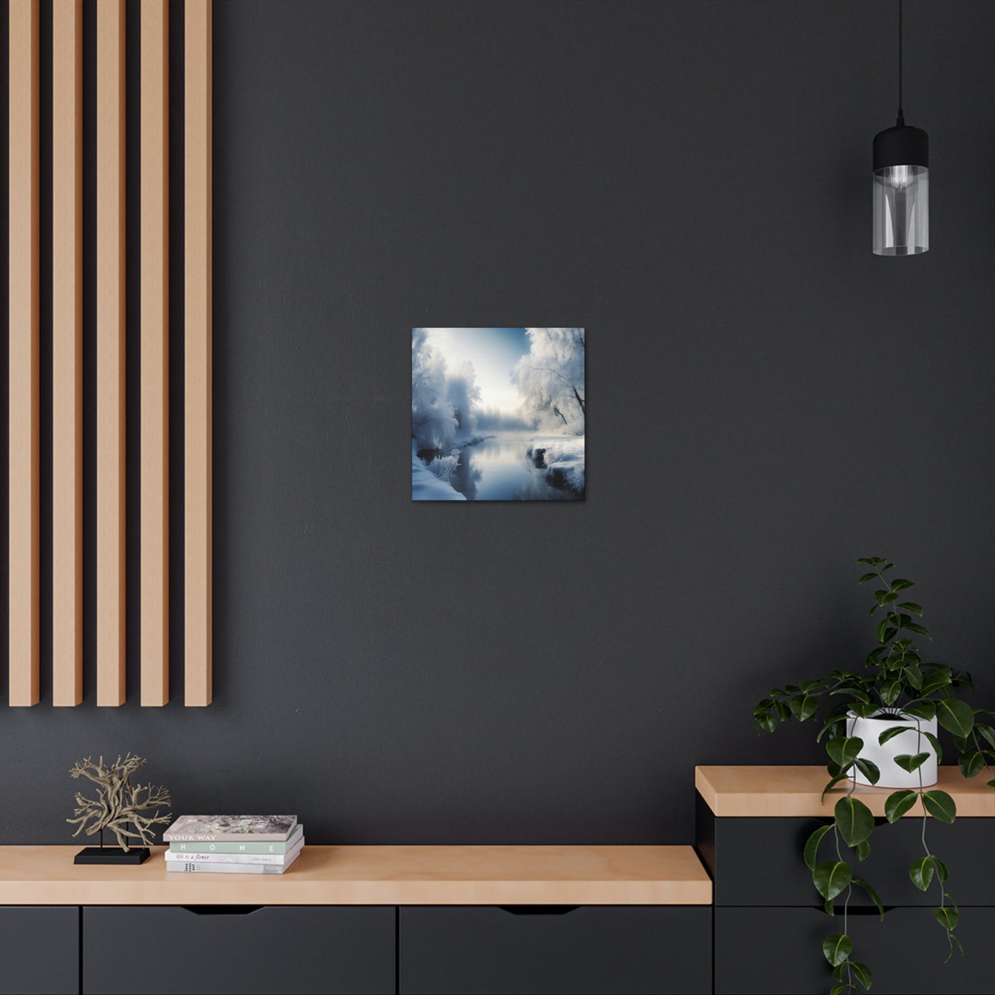 "Winter Wonderland By The Creek" Wall Art - Weave Got Gifts - Unique Gifts You Won’t Find Anywhere Else!