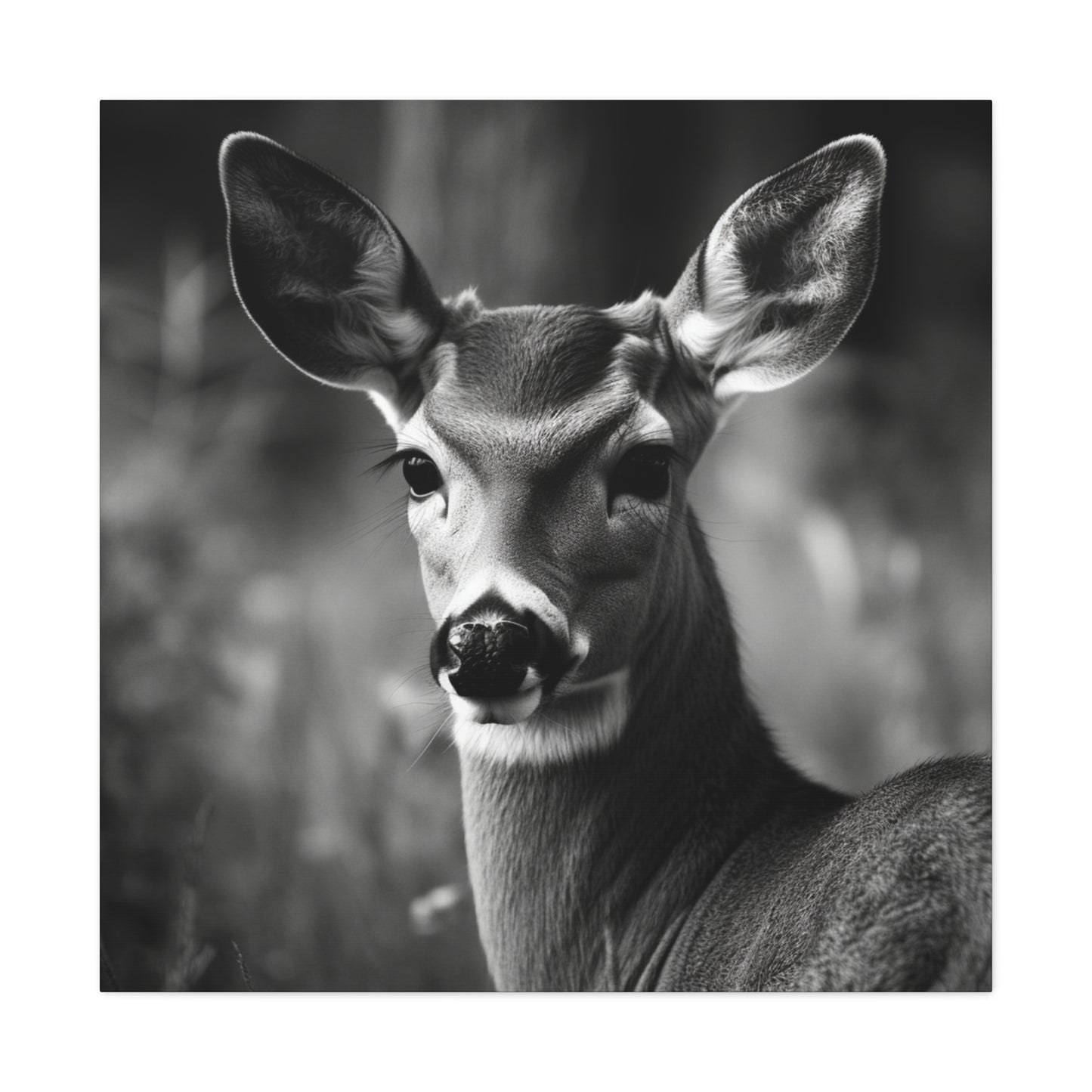 "Black & White Doe" Hunting Wall Art - Weave Got Gifts - Unique Gifts You Won’t Find Anywhere Else!