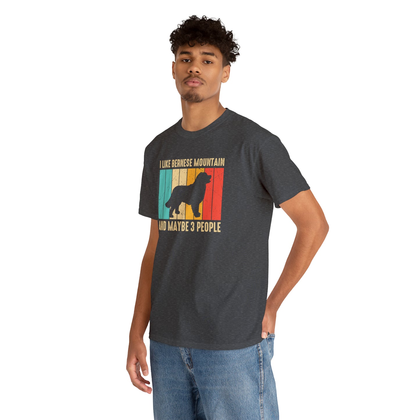 "Bernese Mountain Dog & 3 People" T-Shirt - Weave Got Gifts - Unique Gifts You Won’t Find Anywhere Else!