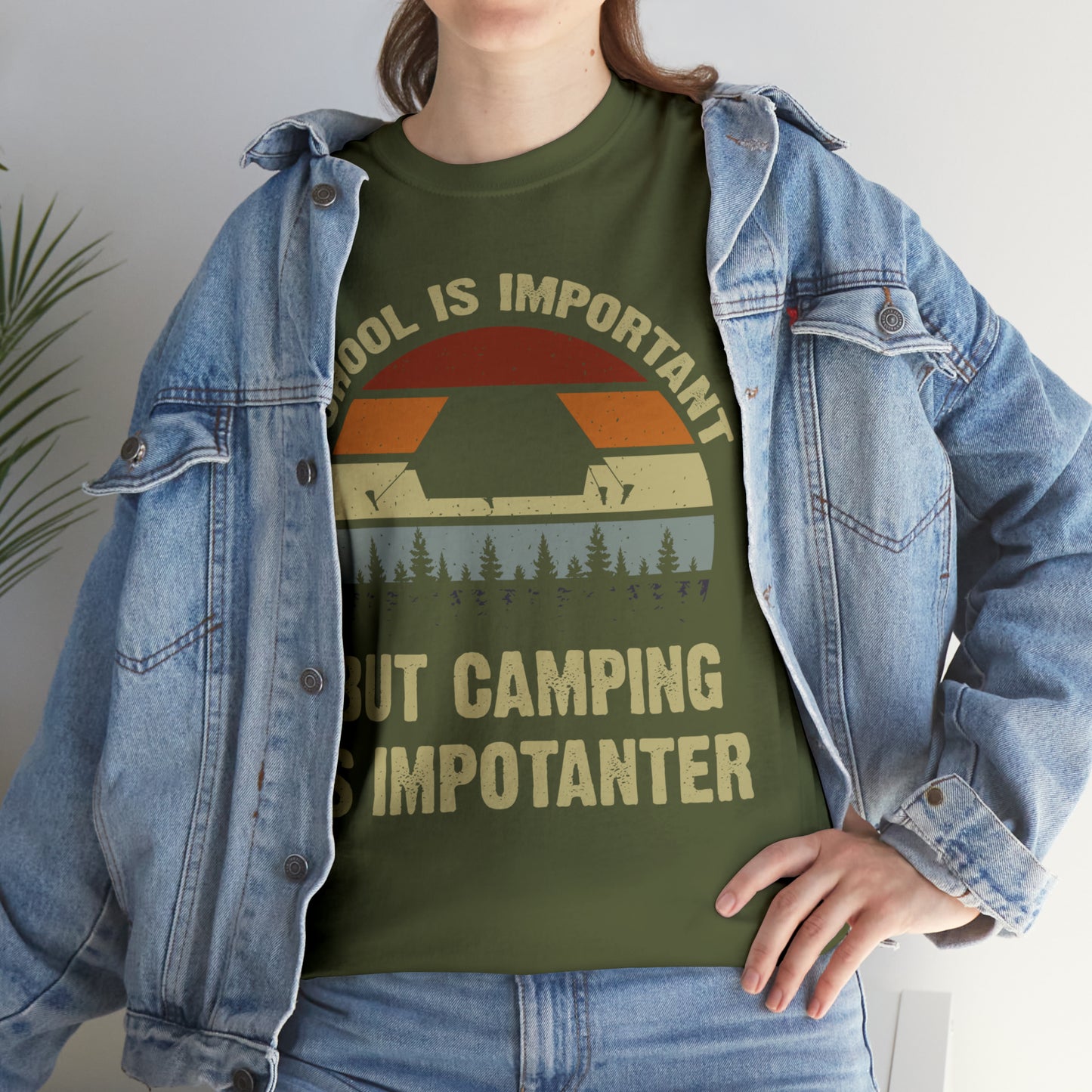"Camping Is Importanter" T-Shirt - Weave Got Gifts - Unique Gifts You Won’t Find Anywhere Else!