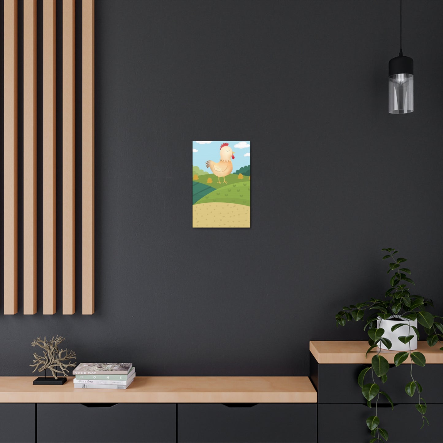 "Farm Chicken" Canvas Wall Art - Weave Got Gifts - Unique Gifts You Won’t Find Anywhere Else!