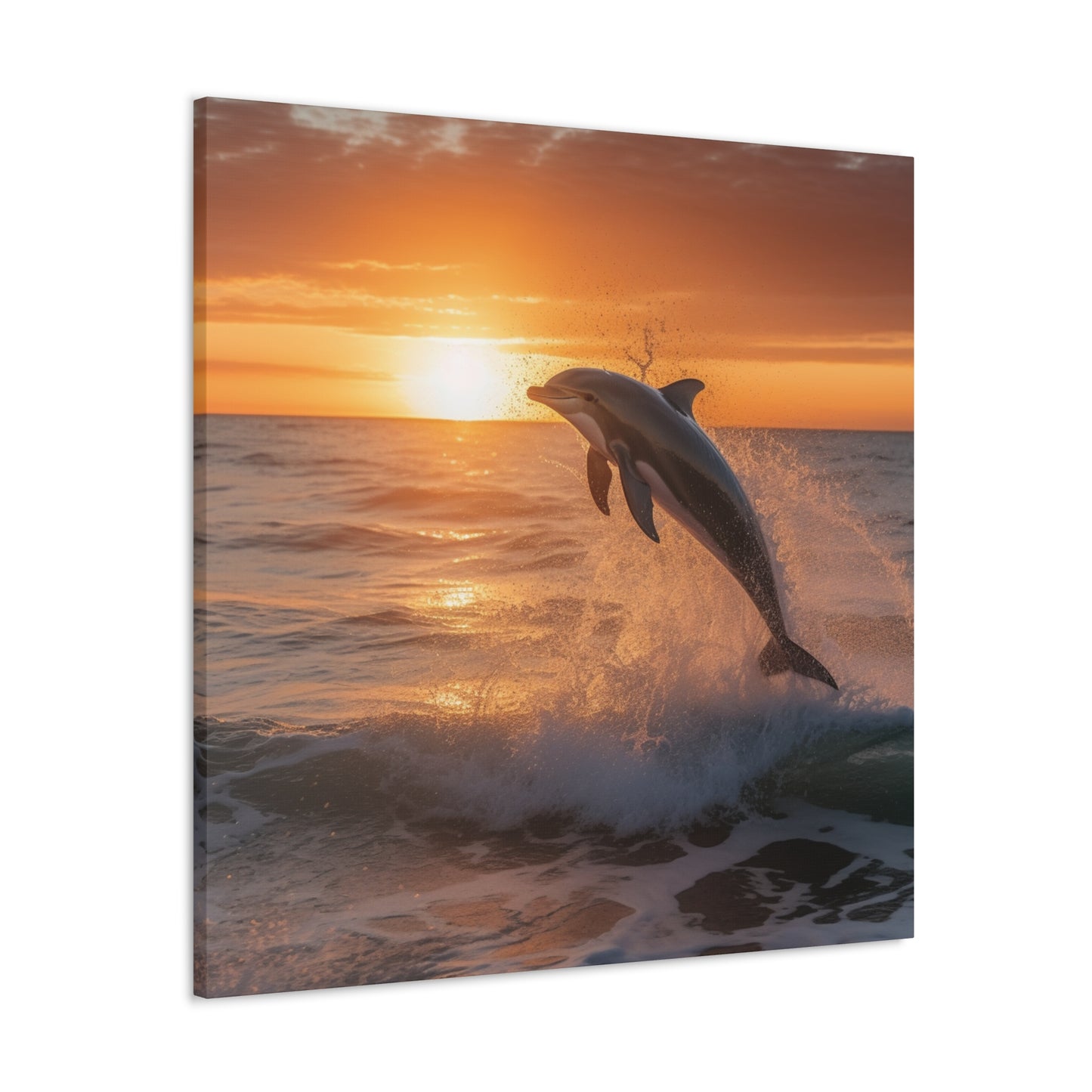 "Dolphin Sunset" Wall Art - Weave Got Gifts - Unique Gifts You Won’t Find Anywhere Else!