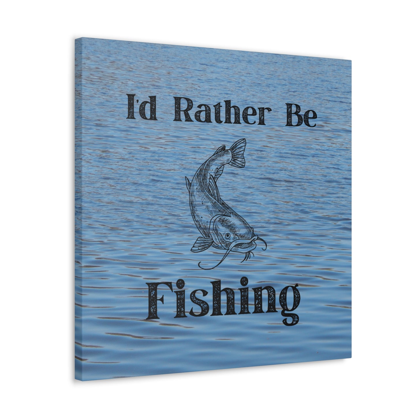 "I'd Rather Be Fishing" Wall Art - Weave Got Gifts - Unique Gifts You Won’t Find Anywhere Else!