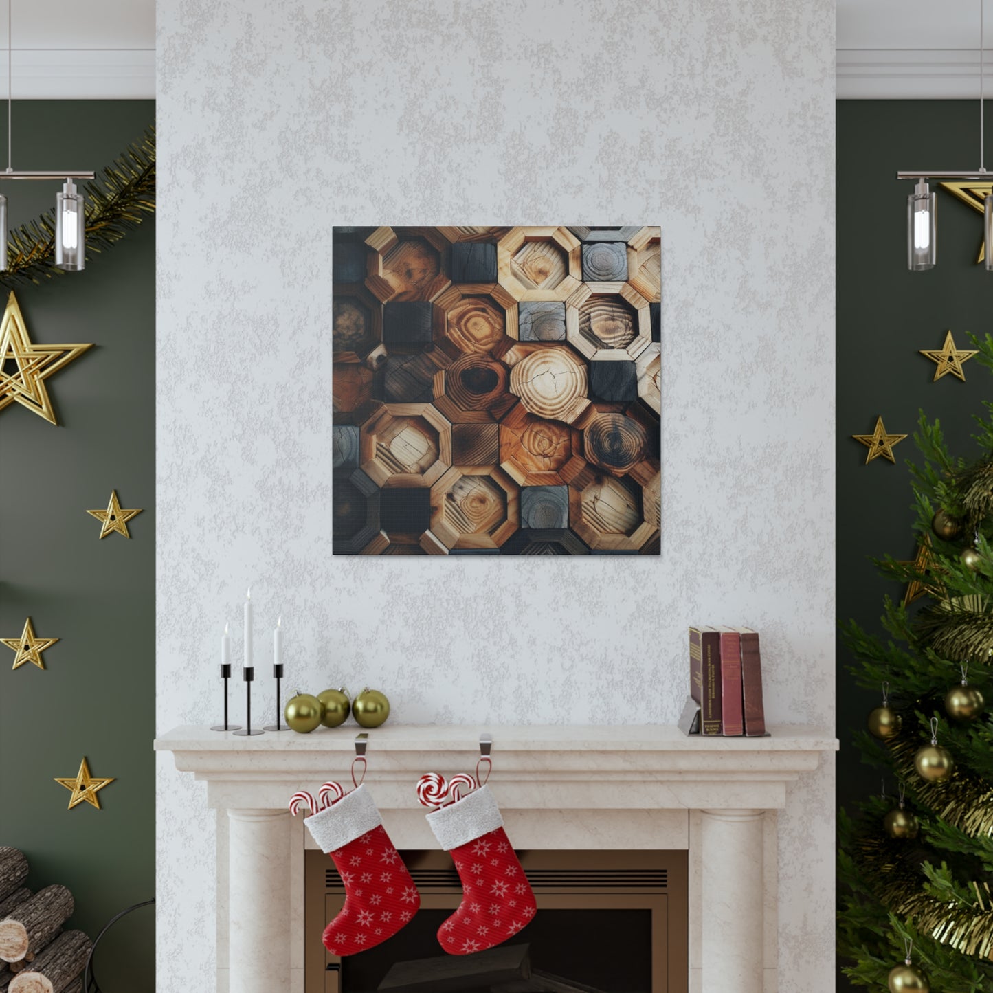 "Geometric Wood" Wall Art - Weave Got Gifts - Unique Gifts You Won’t Find Anywhere Else!