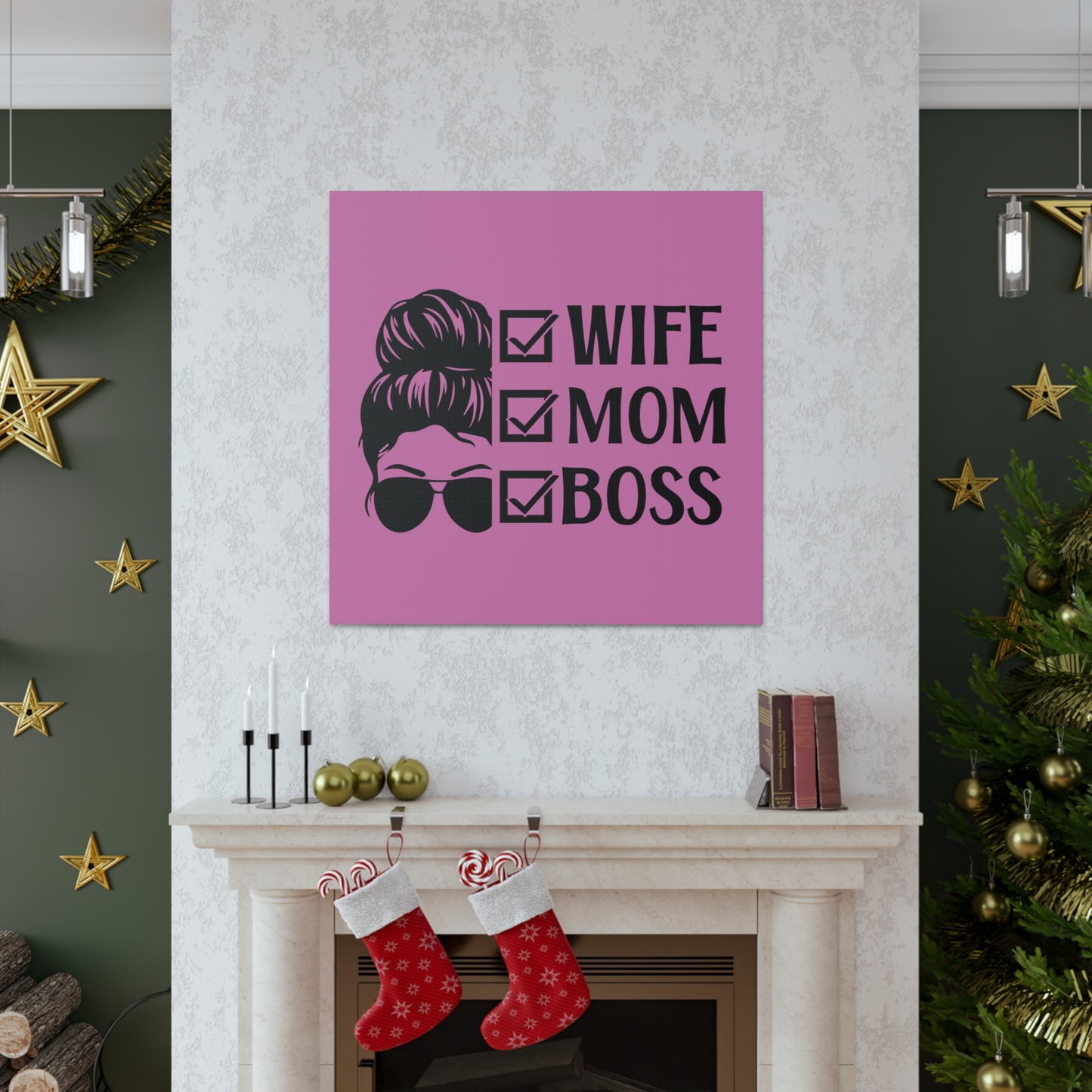 "Wife, Mom, Boss" Wall Art - Weave Got Gifts - Unique Gifts You Won’t Find Anywhere Else!