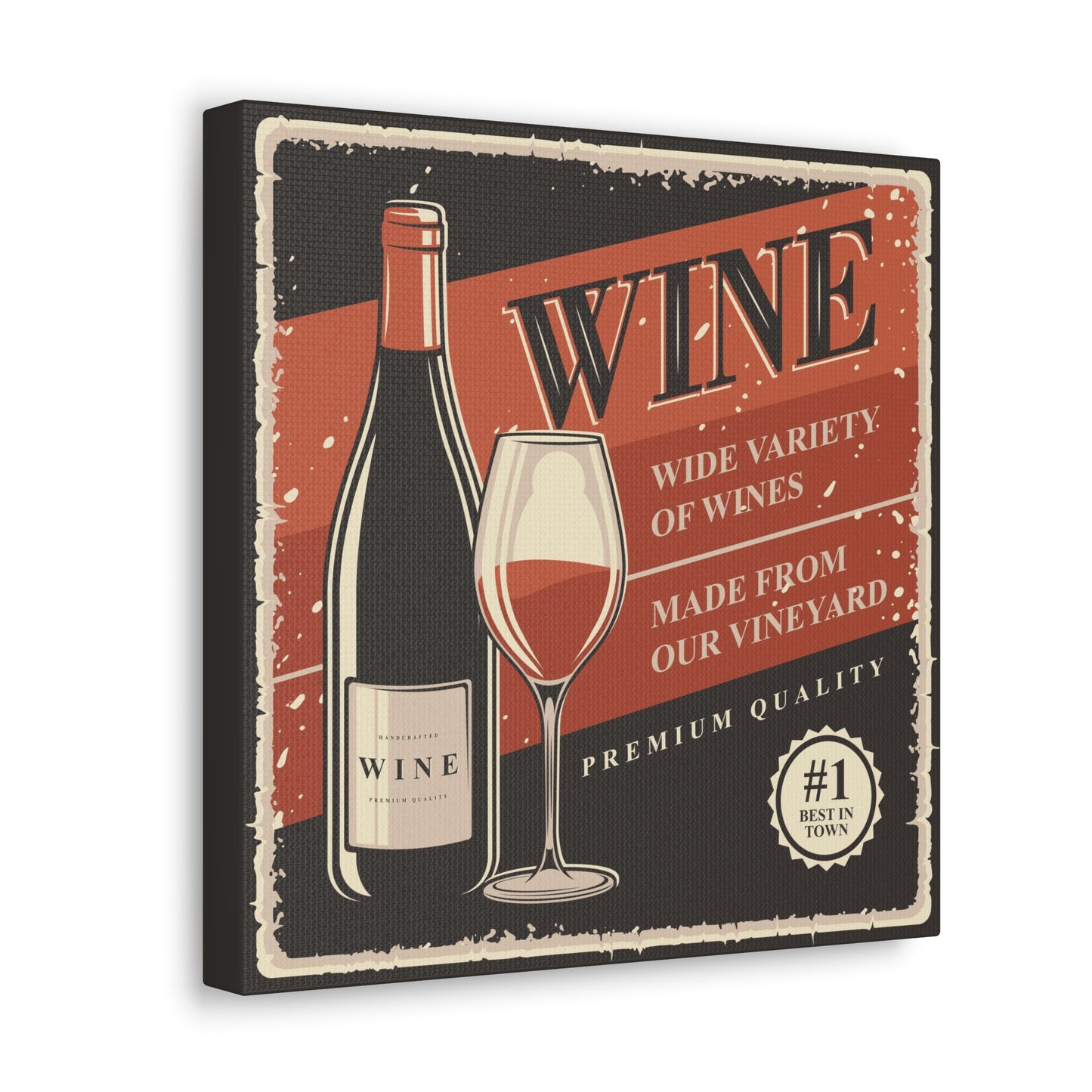 "Premium Quality Wine" Wall Art - Weave Got Gifts - Unique Gifts You Won’t Find Anywhere Else!
