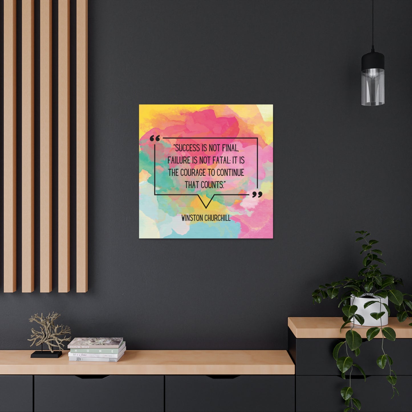 "Failure Is Not Fatal" Wall Art - Weave Got Gifts - Unique Gifts You Won’t Find Anywhere Else!
