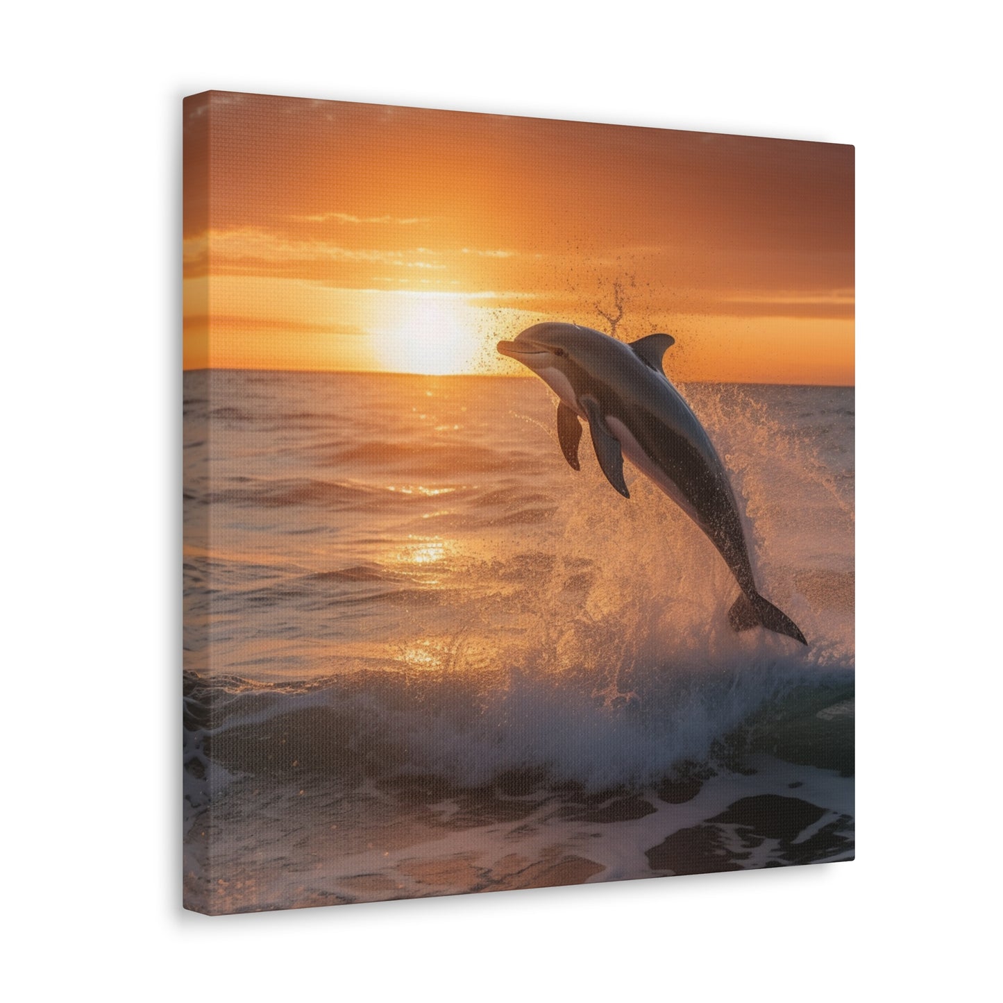 "Dolphin Sunset" Wall Art - Weave Got Gifts - Unique Gifts You Won’t Find Anywhere Else!
