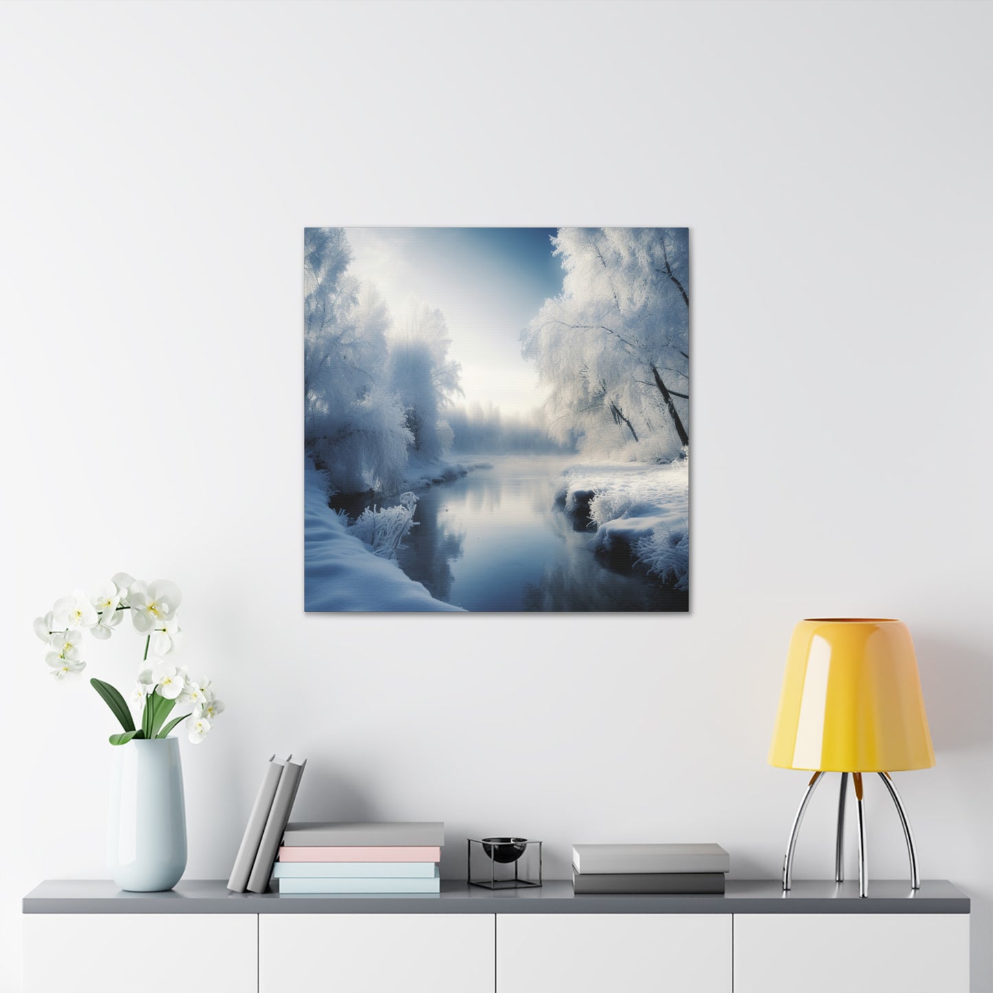 "Winter Wonderland By The Creek" Wall Art - Weave Got Gifts - Unique Gifts You Won’t Find Anywhere Else!