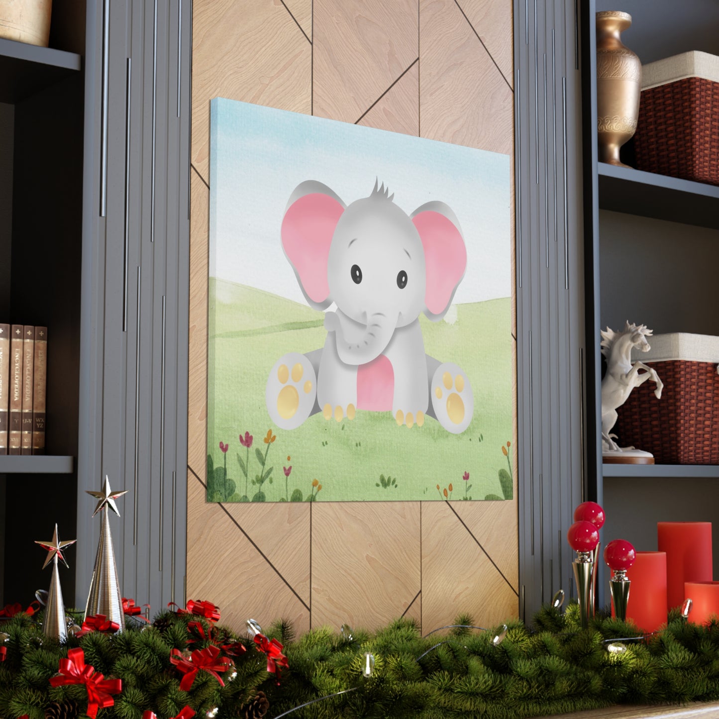 "Baby Elephant" Wall Art - Weave Got Gifts - Unique Gifts You Won’t Find Anywhere Else!