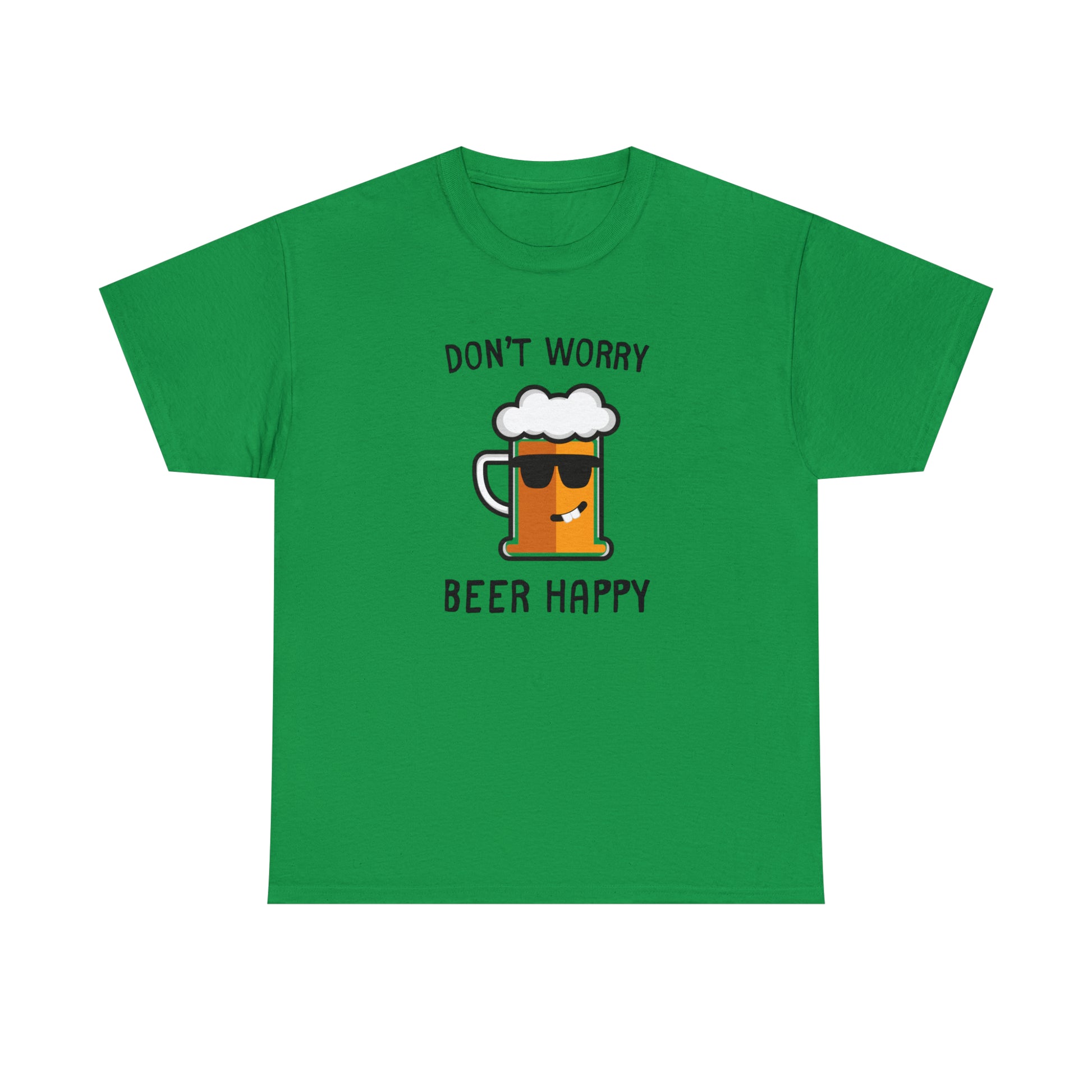 Don't Worry, Beer Happy beer enthusiast t-shirt