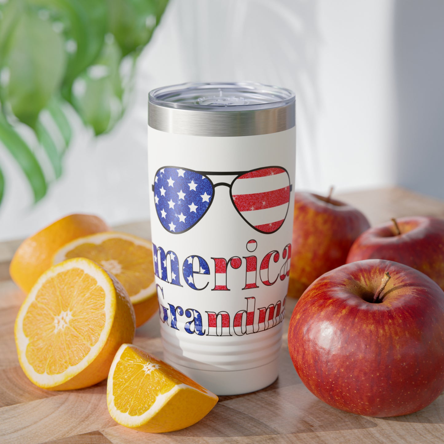 "American Grandma" Ring neck Tumbler - Weave Got Gifts - Unique Gifts You Won’t Find Anywhere Else!