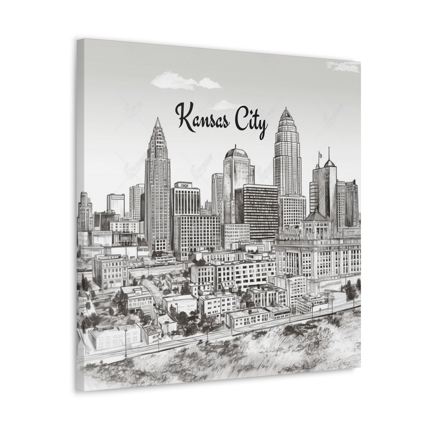 "Kansas City Skyline" Wall Art - Weave Got Gifts - Unique Gifts You Won’t Find Anywhere Else!