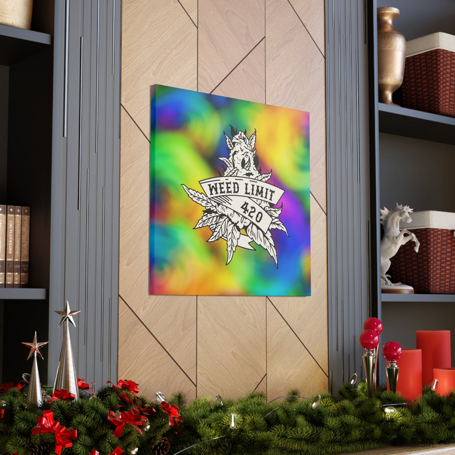 "Trippy Weed Limit 420" Wall Art - Weave Got Gifts - Unique Gifts You Won’t Find Anywhere Else!