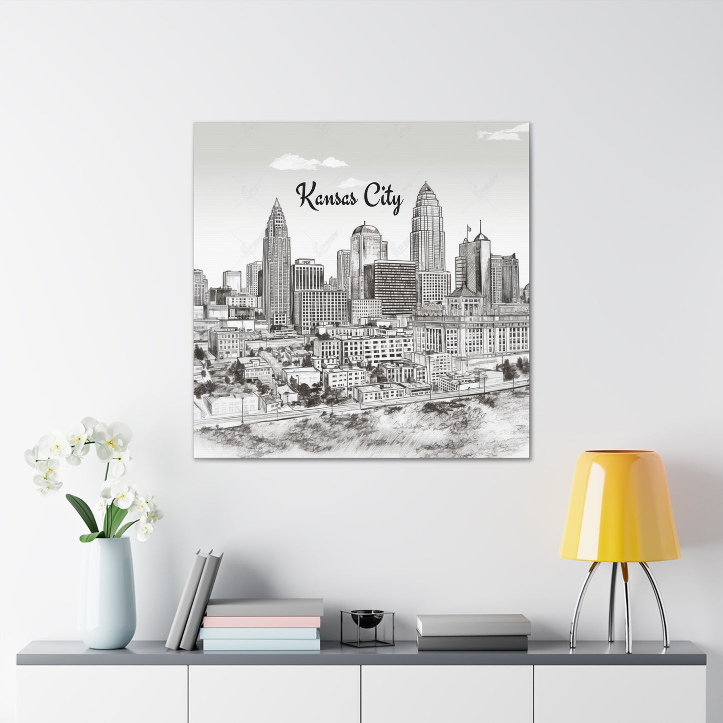 "Kansas City Skyline" Wall Art - Weave Got Gifts - Unique Gifts You Won’t Find Anywhere Else!