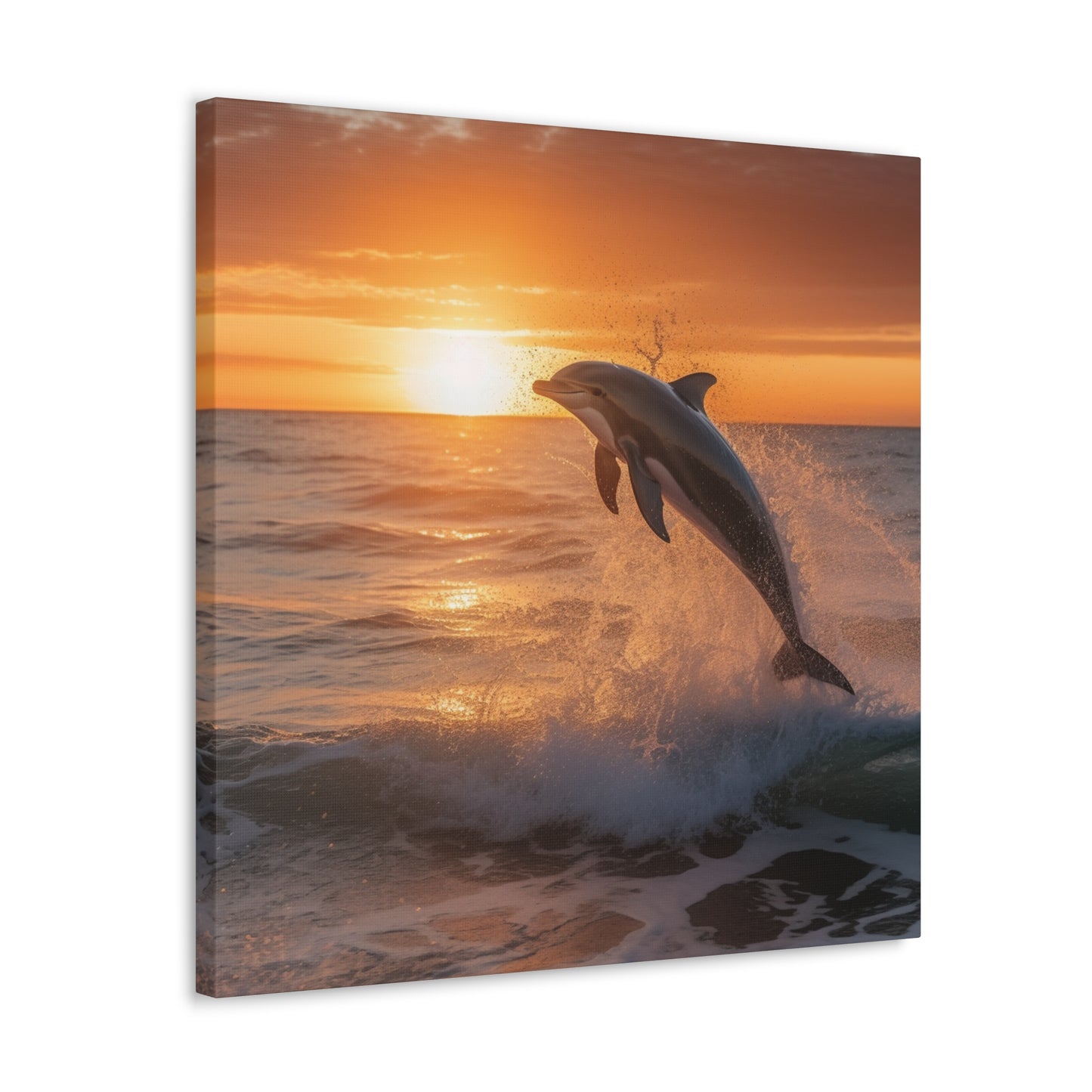 "Dolphin Sunset" Wall Art - Weave Got Gifts - Unique Gifts You Won’t Find Anywhere Else!