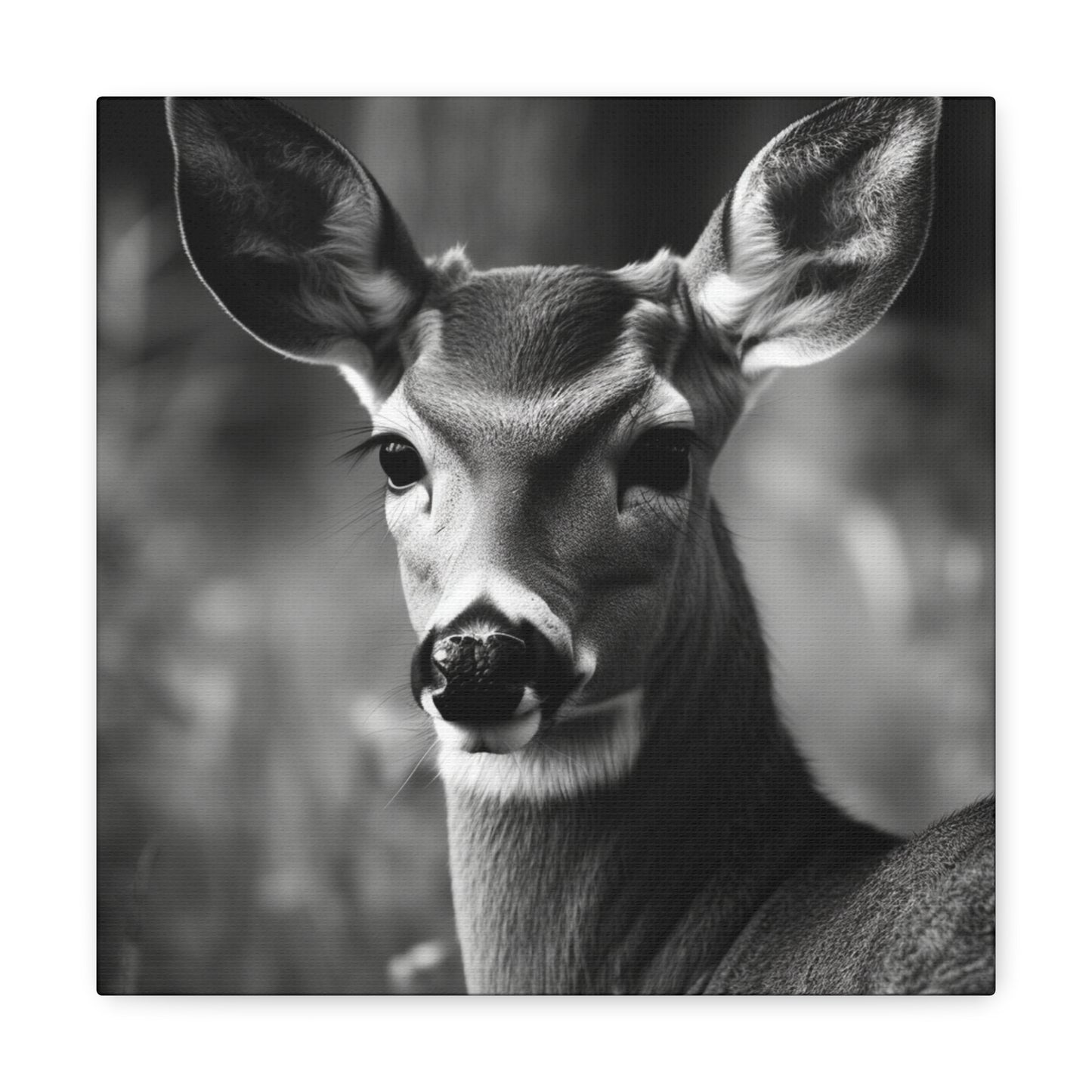 "Black & White Doe" Hunting Wall Art - Weave Got Gifts - Unique Gifts You Won’t Find Anywhere Else!