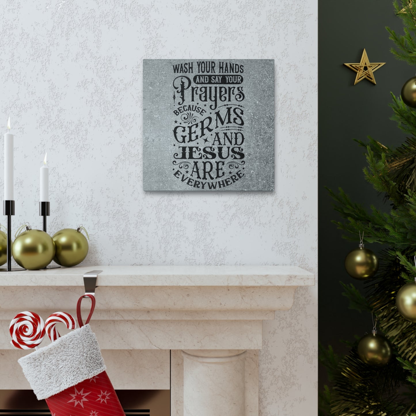 "Wash Your Hands & Say Your Prayers" Wall Art - Weave Got Gifts - Unique Gifts You Won’t Find Anywhere Else!