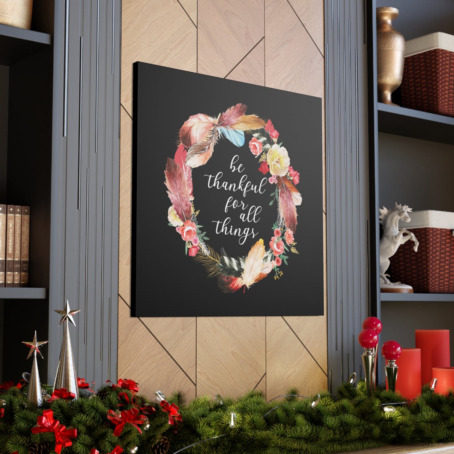 "Be Thankful For All Things" Wall Art - Weave Got Gifts - Unique Gifts You Won’t Find Anywhere Else!